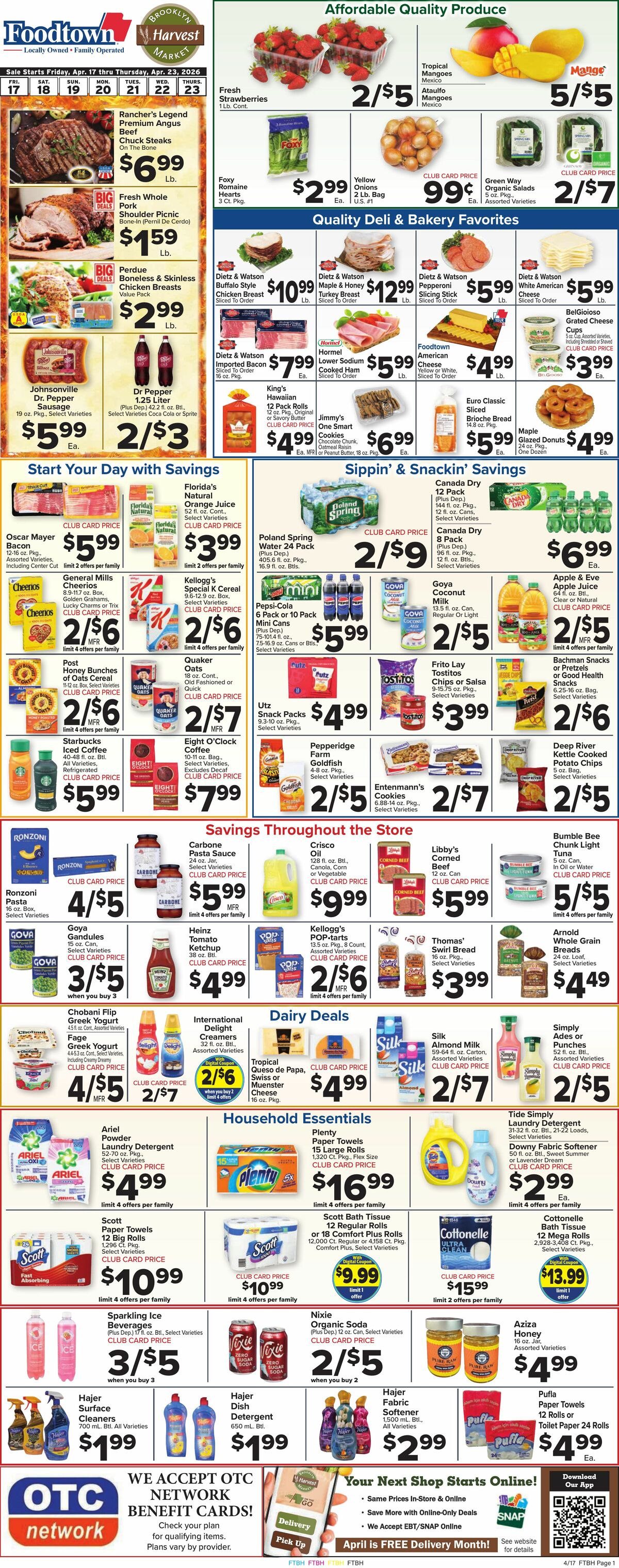 Food Town Weekly Ad from April 17