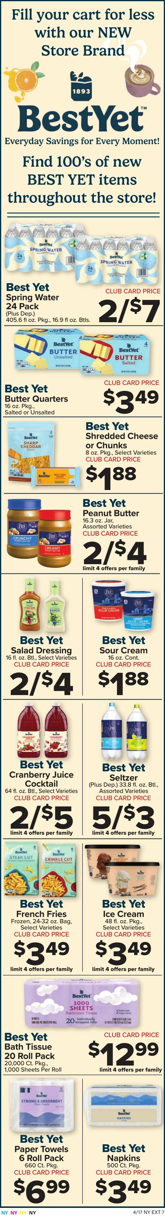 Food Town Weekly Ad from April 17