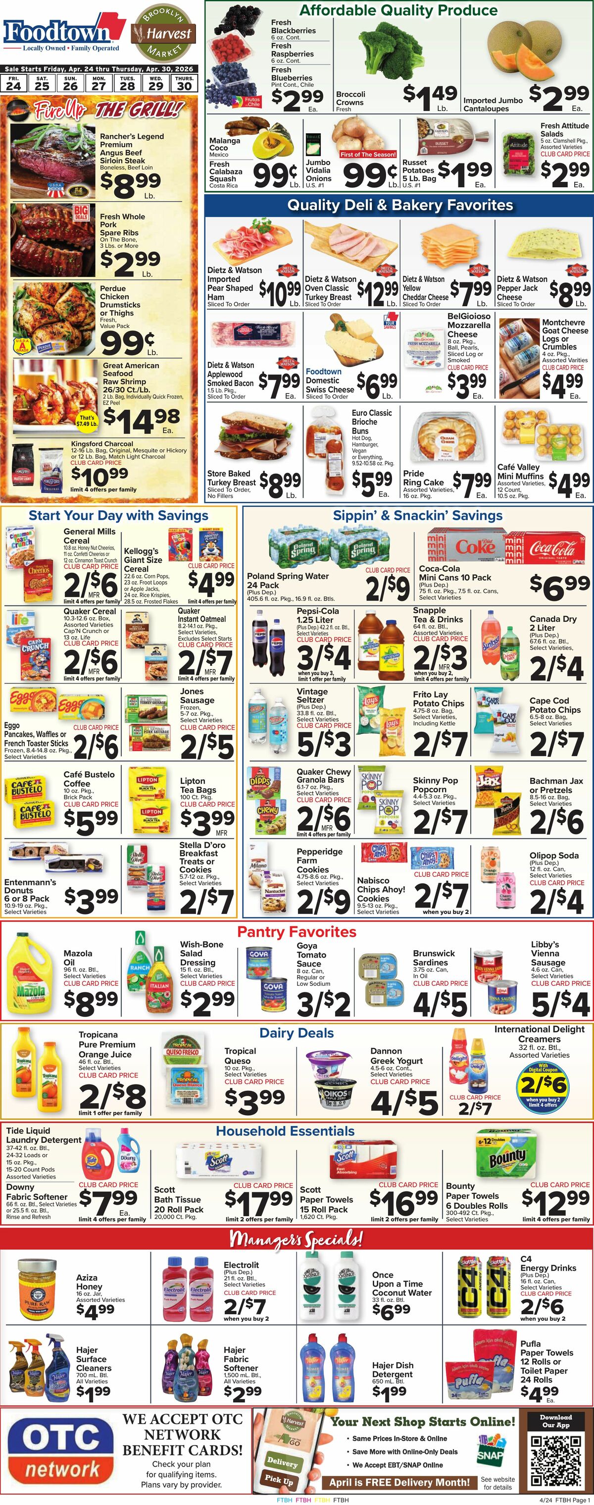 Food Town Weekly Ad from April 24