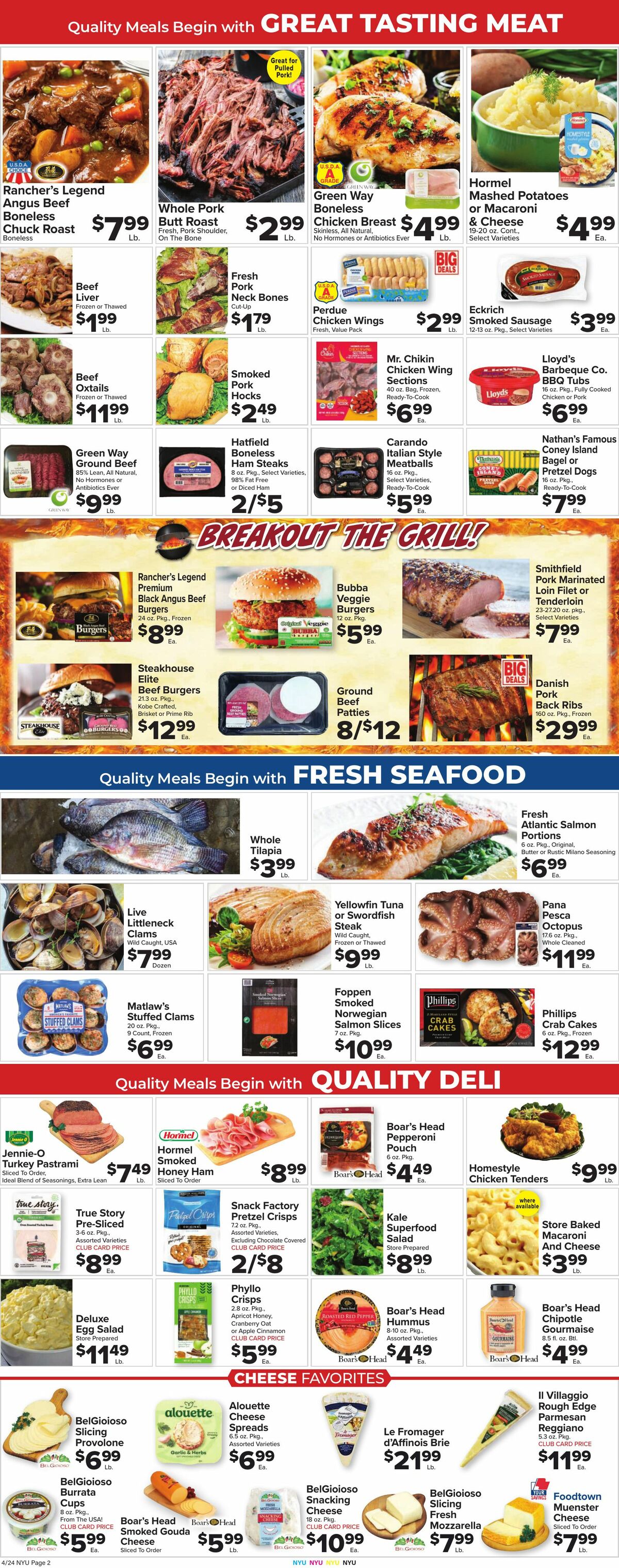 Food Town Weekly Ad from April 24