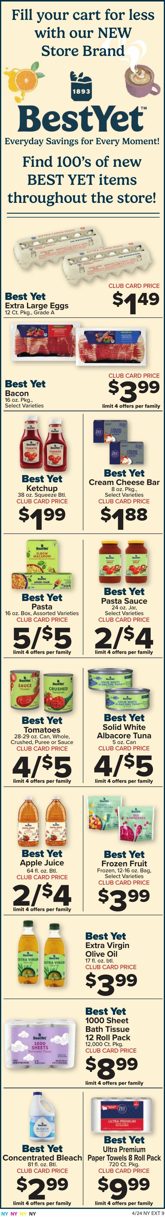Food Town Weekly Ad from April 24