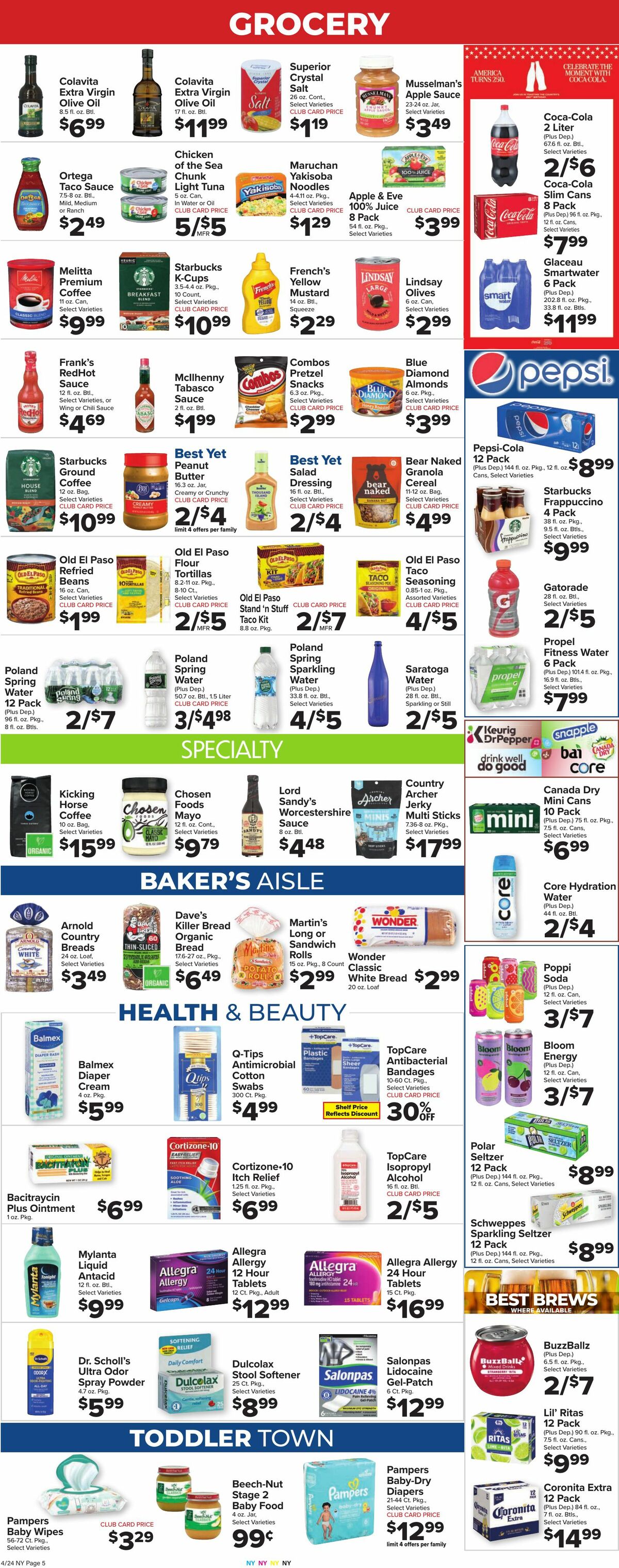 Food Town Weekly Ad from April 24