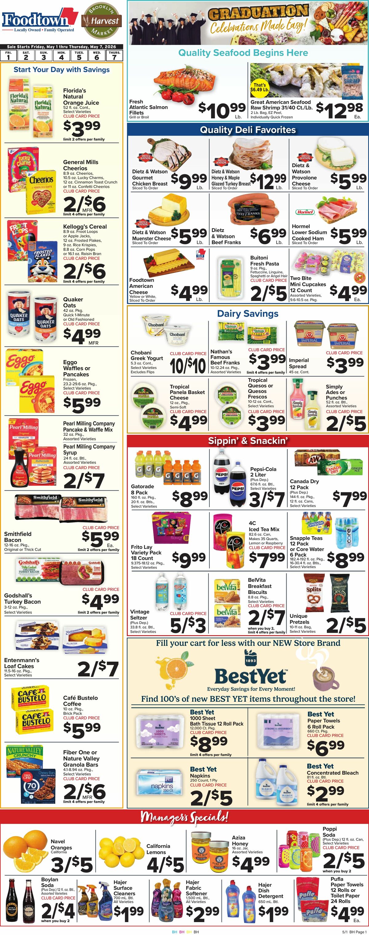 Food Town Weekly Ad from May 1