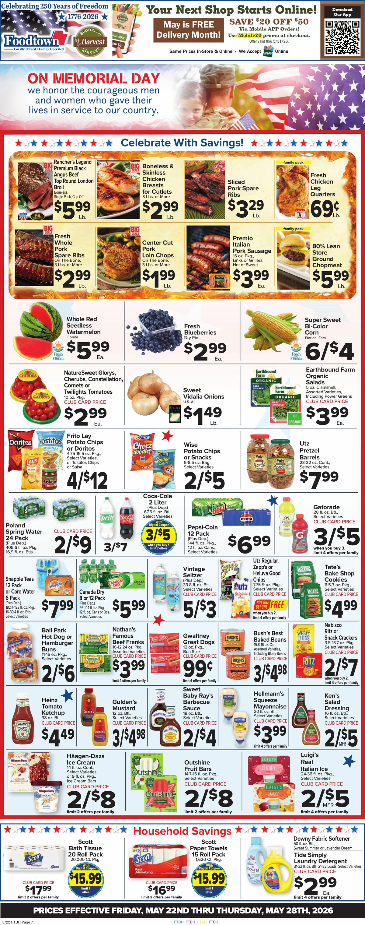 Food Town Weekly Ad from May 22