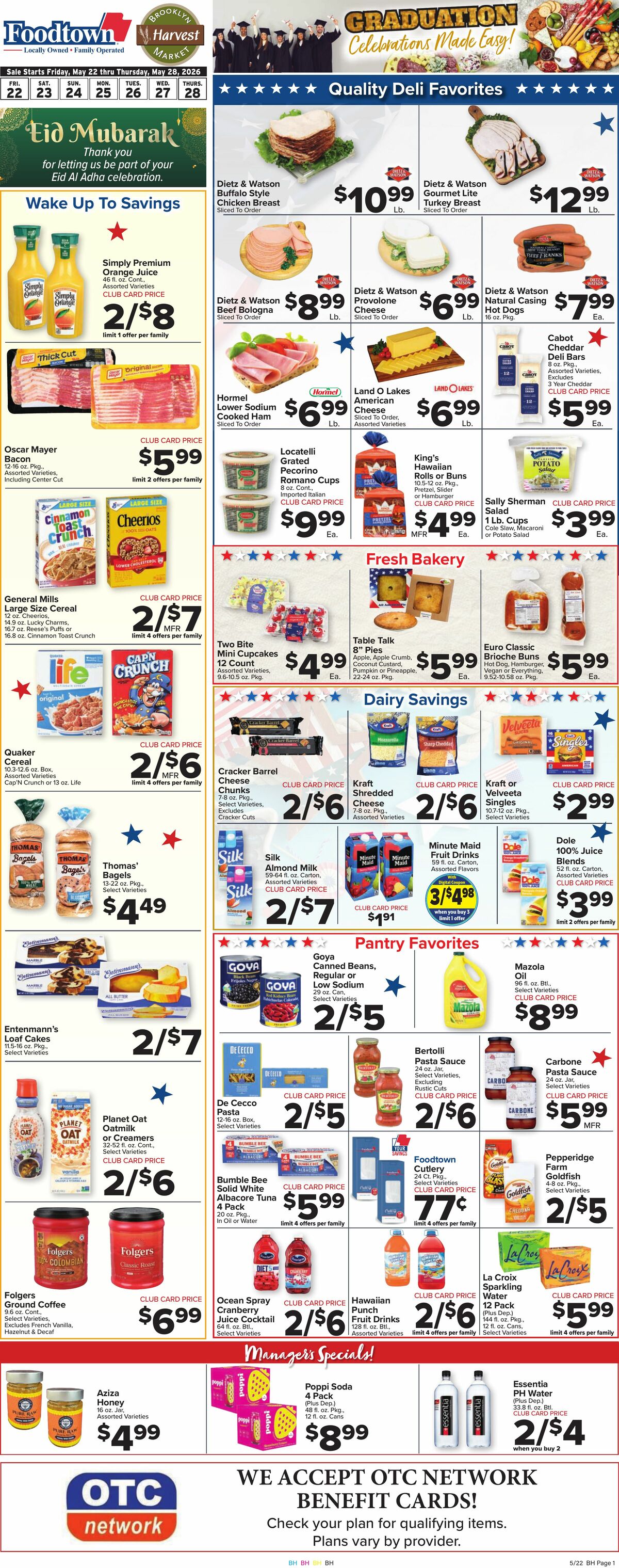 Food Town Weekly Ad from May 22