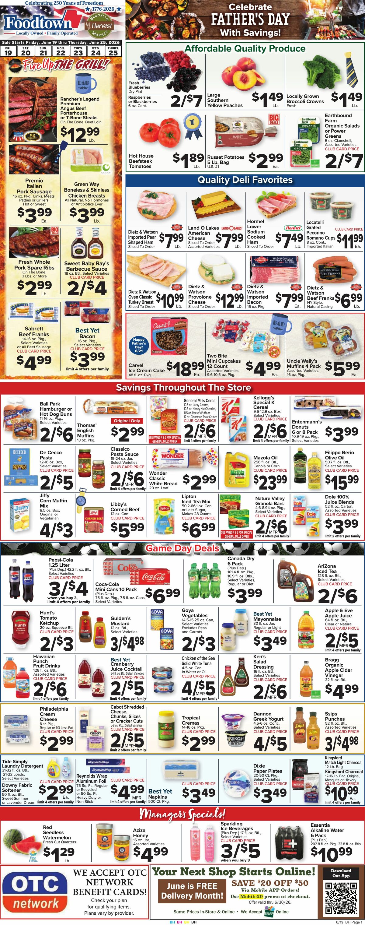 Food Town Weekly Ad from June 19