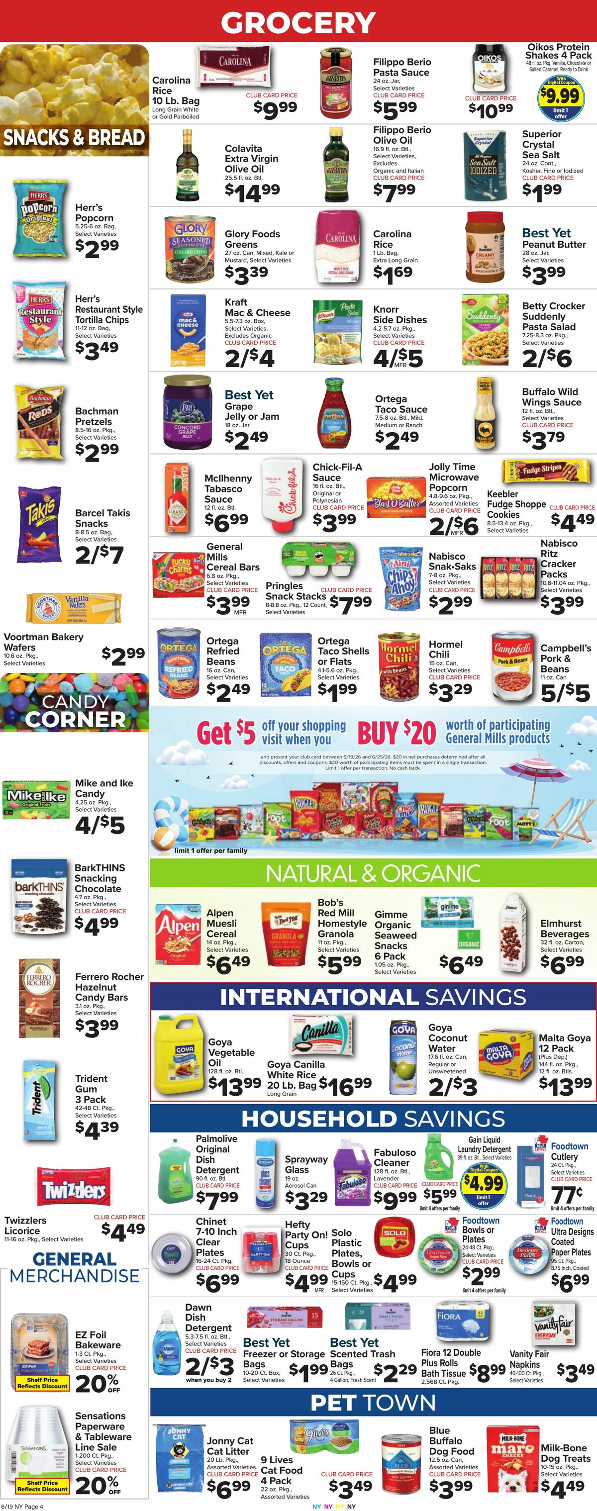 Food Town Weekly Ad from June 19