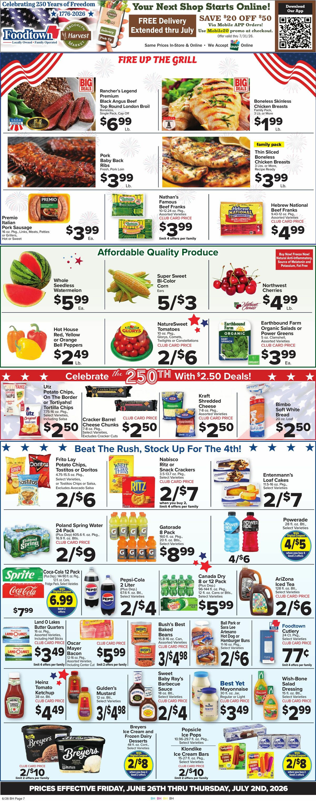 Food Town Weekly Ad from June 26