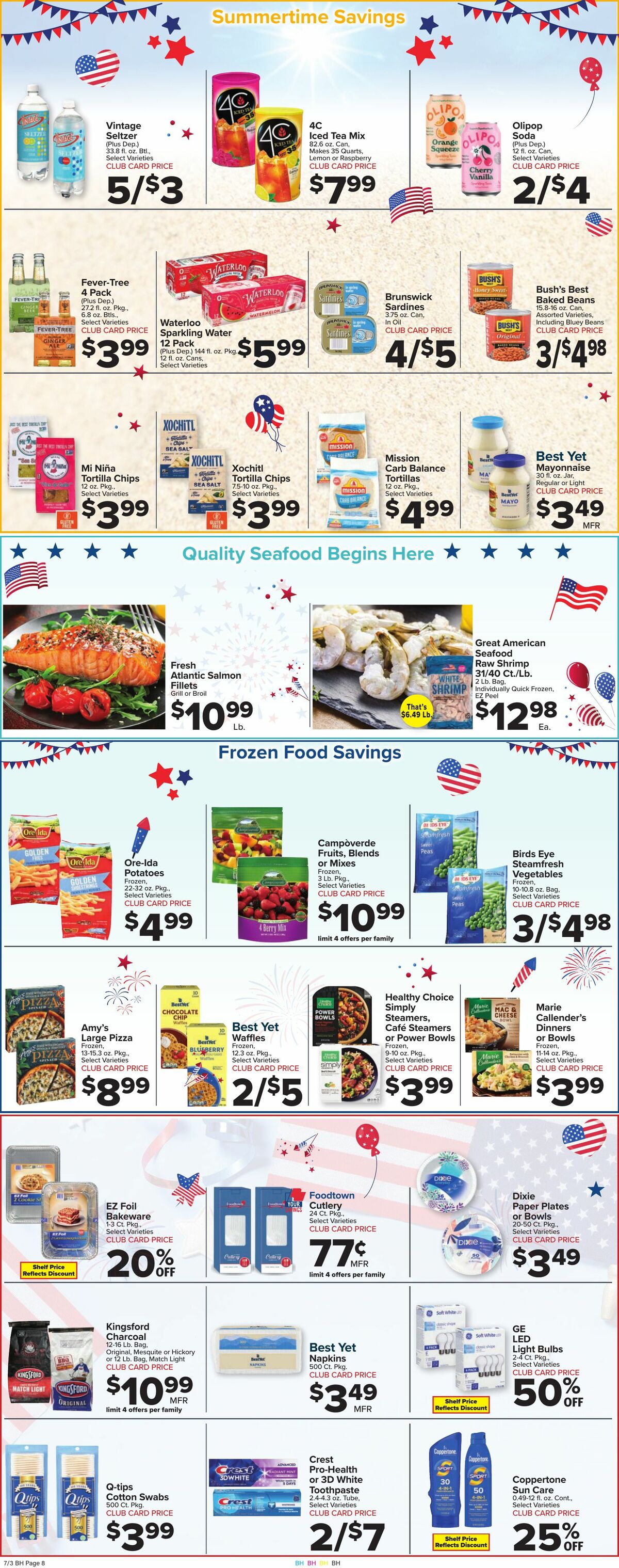 Food Town Weekly Ad from July 3