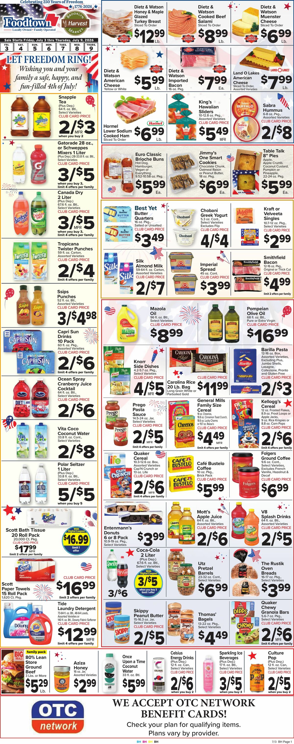Food Town Weekly Ad from July 3