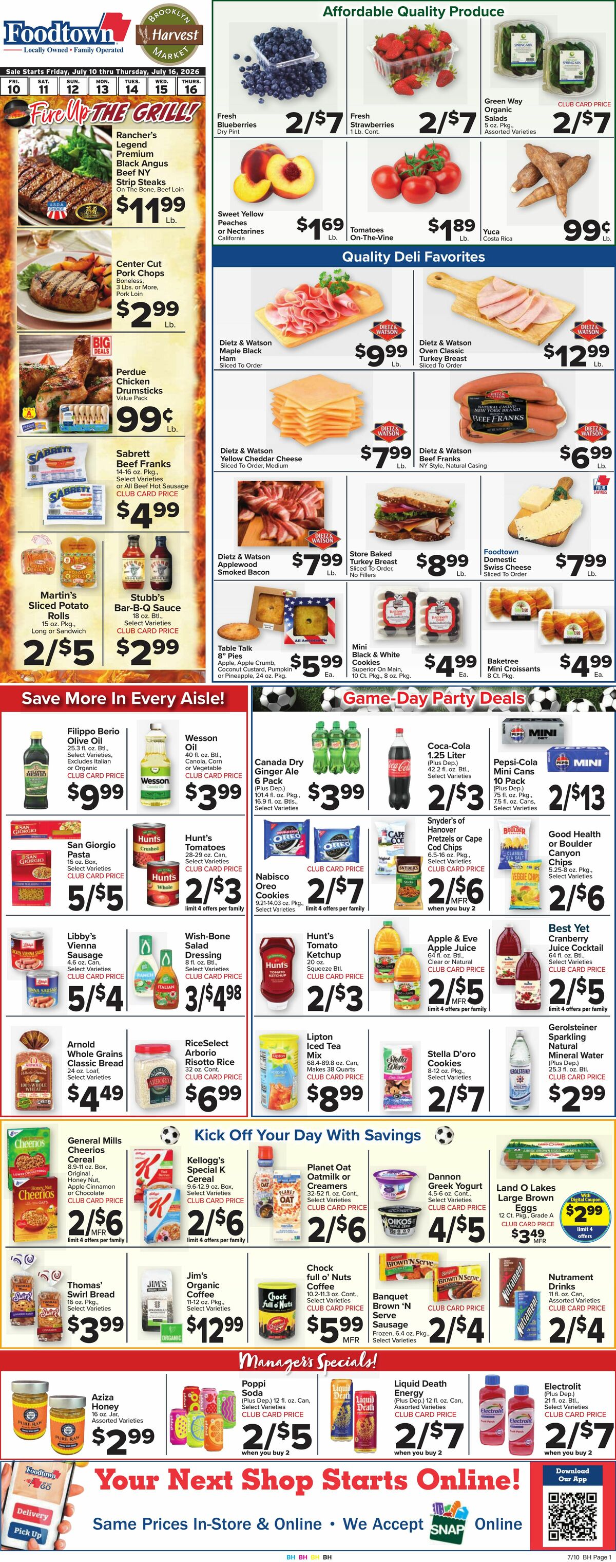 Food Town Weekly Ad from July 10