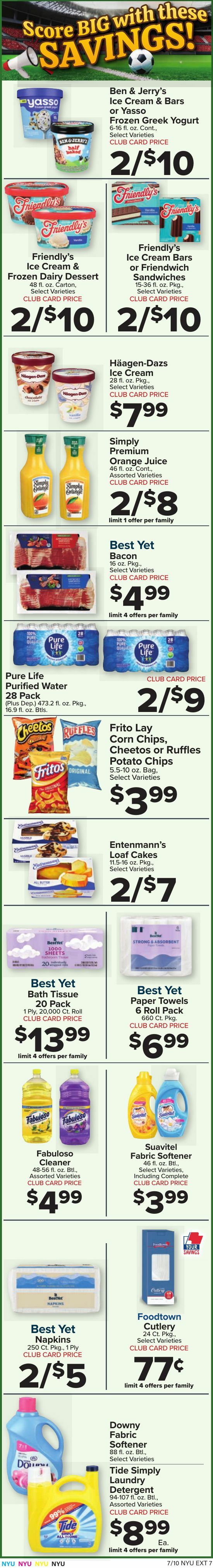 Food Town Weekly Ad from July 10