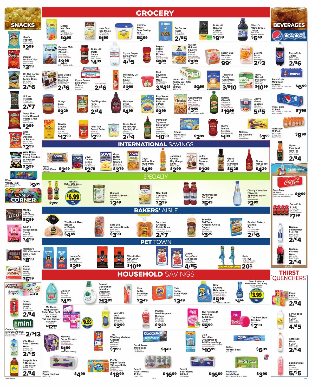 Food Town Weekly Ad from July 24