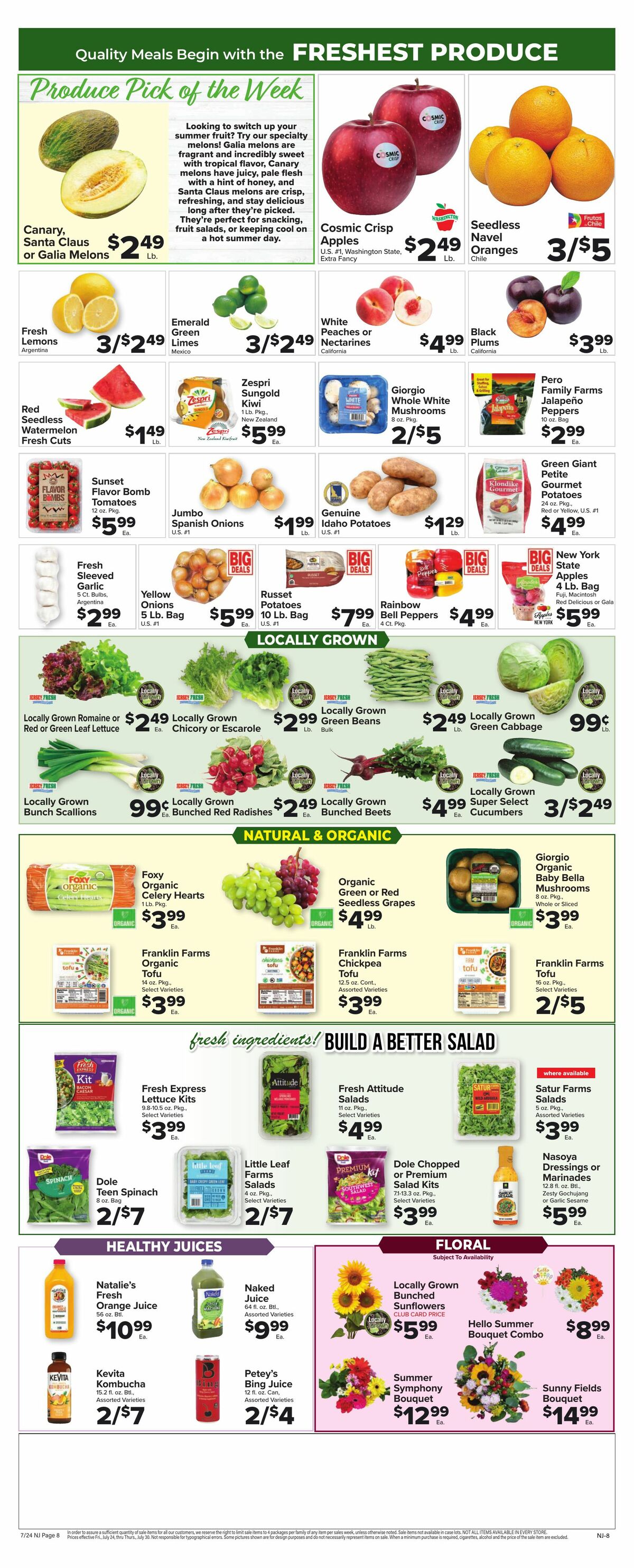 Food Town Weekly Ad from July 24