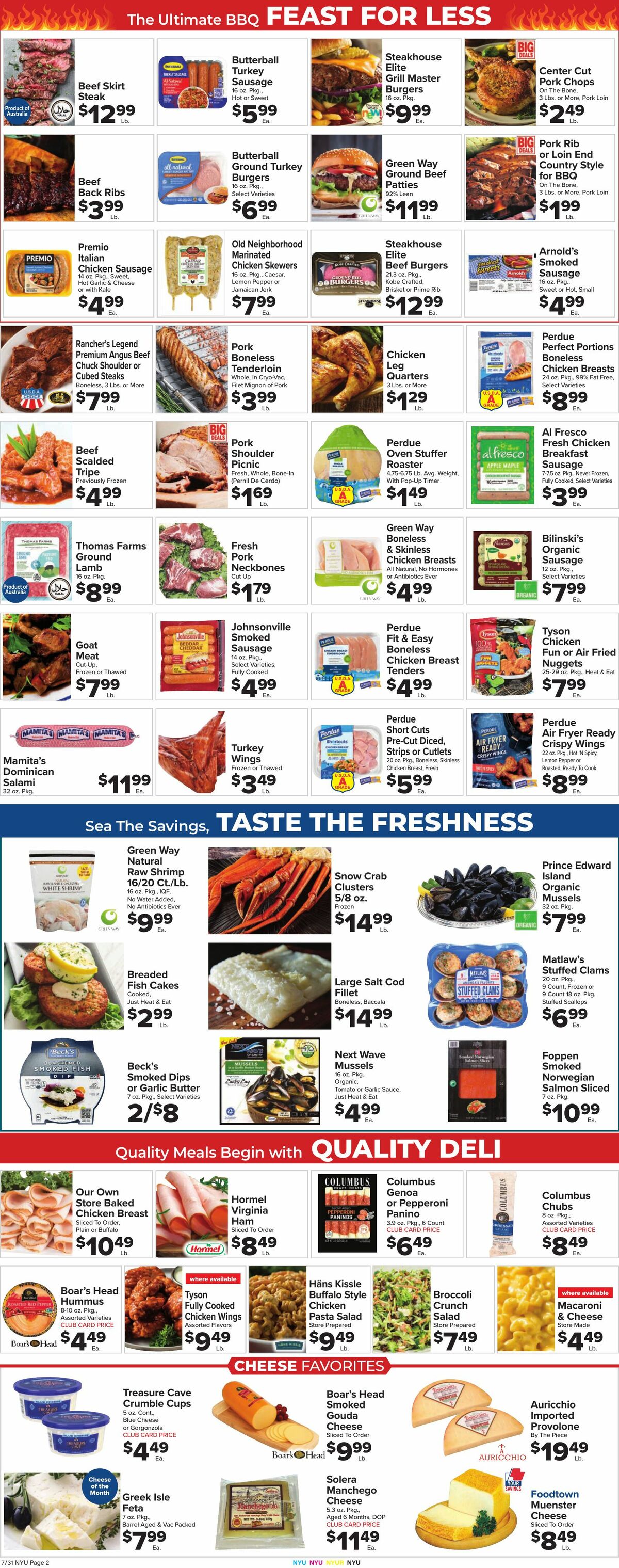 Food Town Weekly Ad from July 31