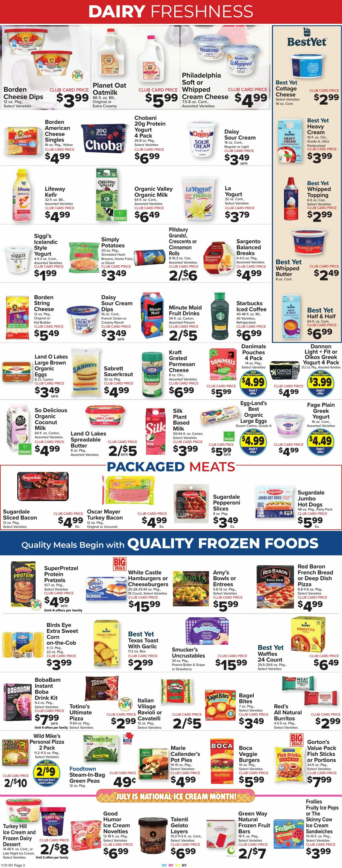 Food Town Weekly Ad from July 31