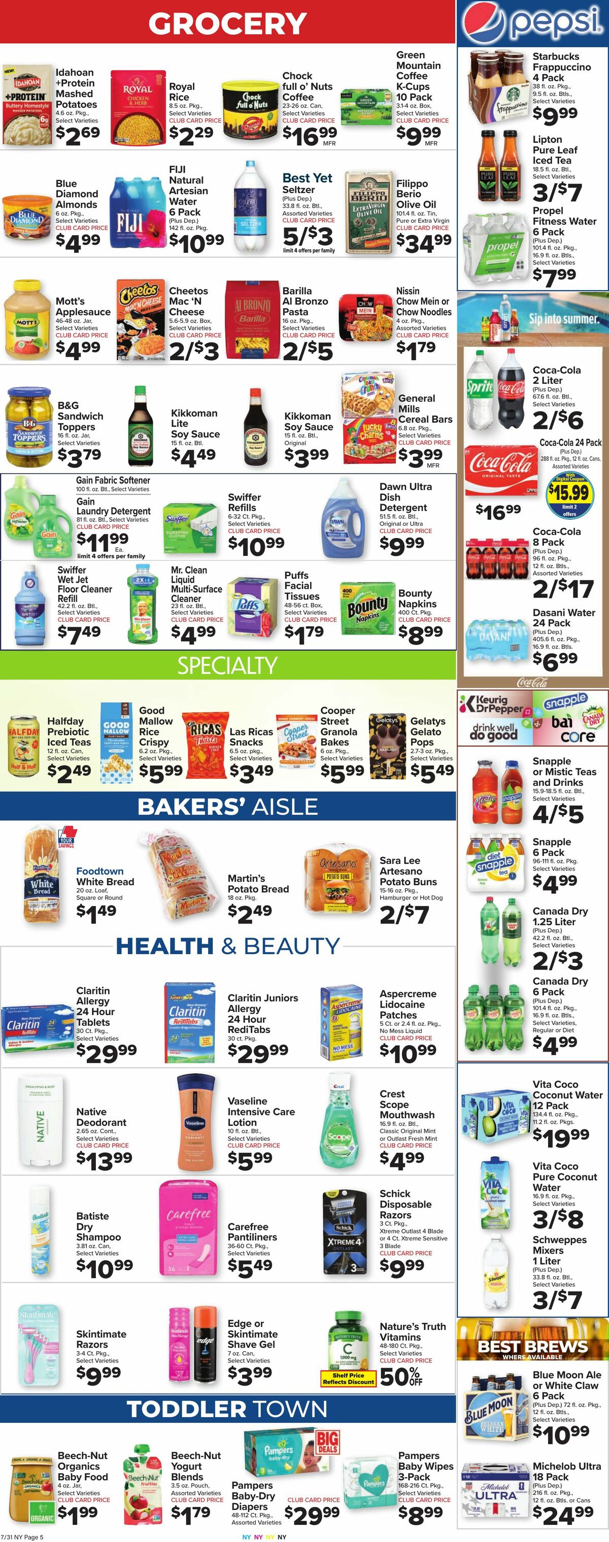 Food Town Weekly Ad from July 31