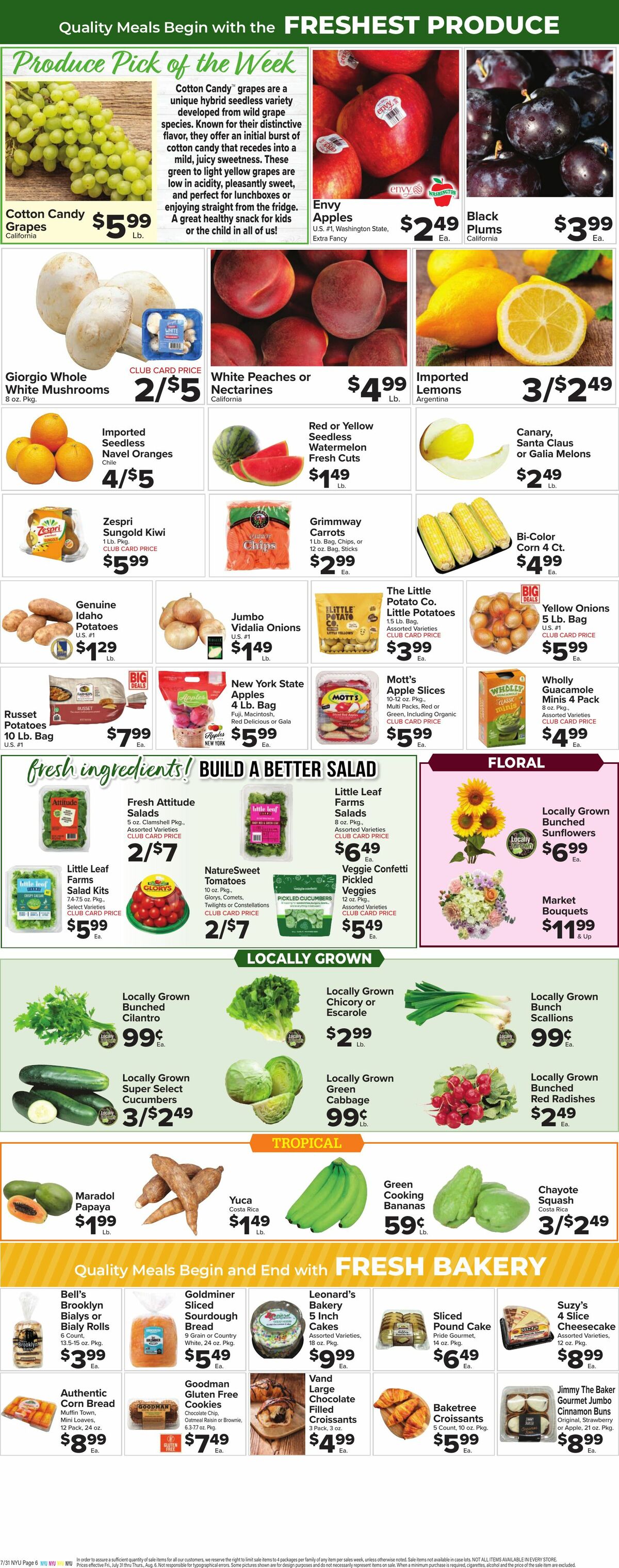 Food Town Weekly Ad from July 31