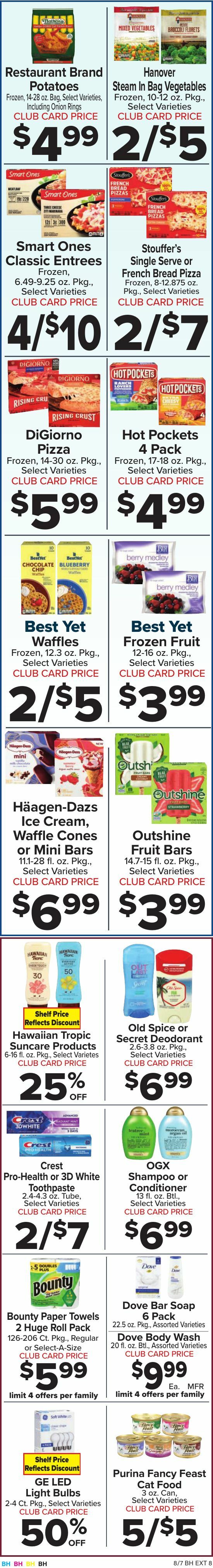 Food Town Weekly Ad from August 7