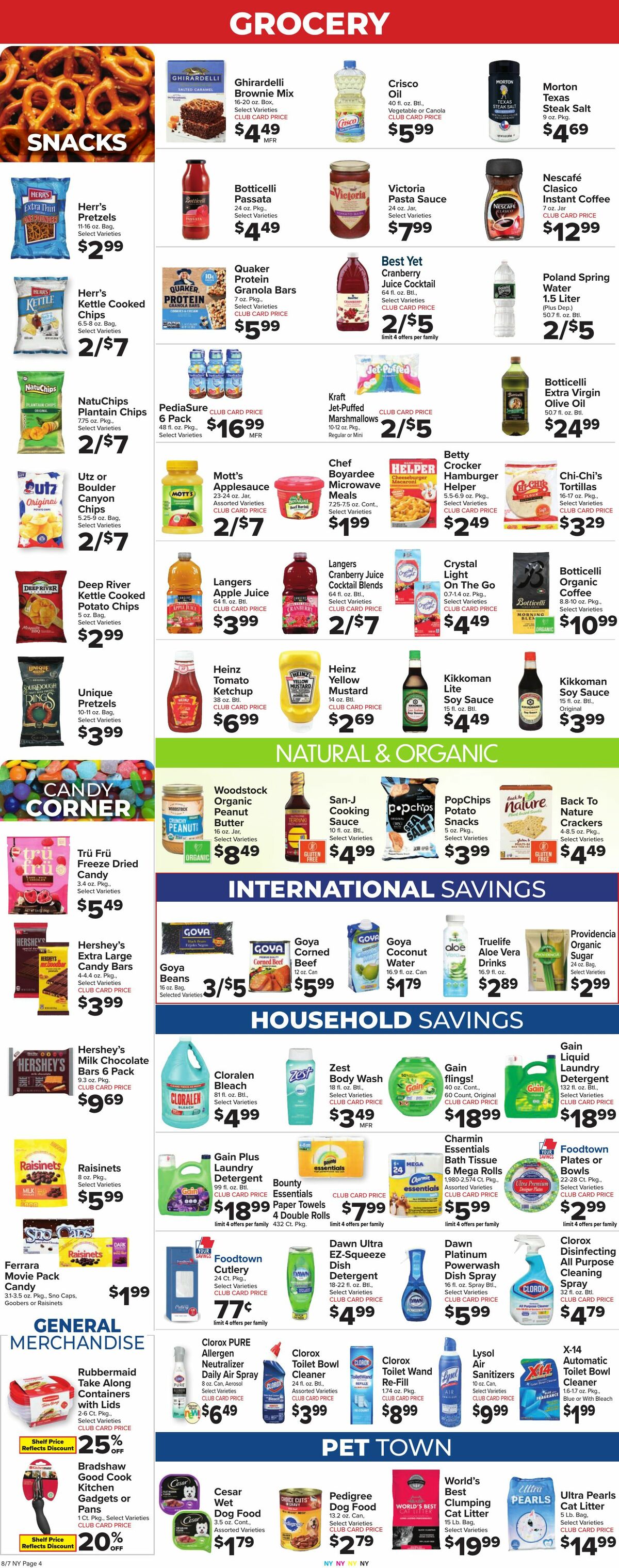 Food Town Weekly Ad from August 7