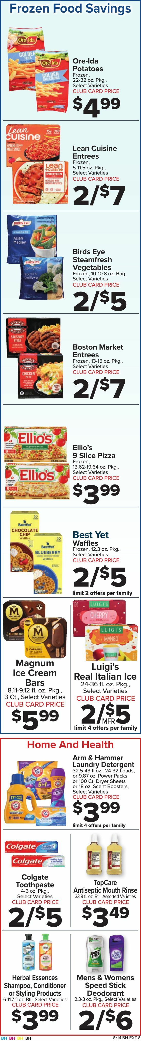 Food Town Weekly Ad from August 14