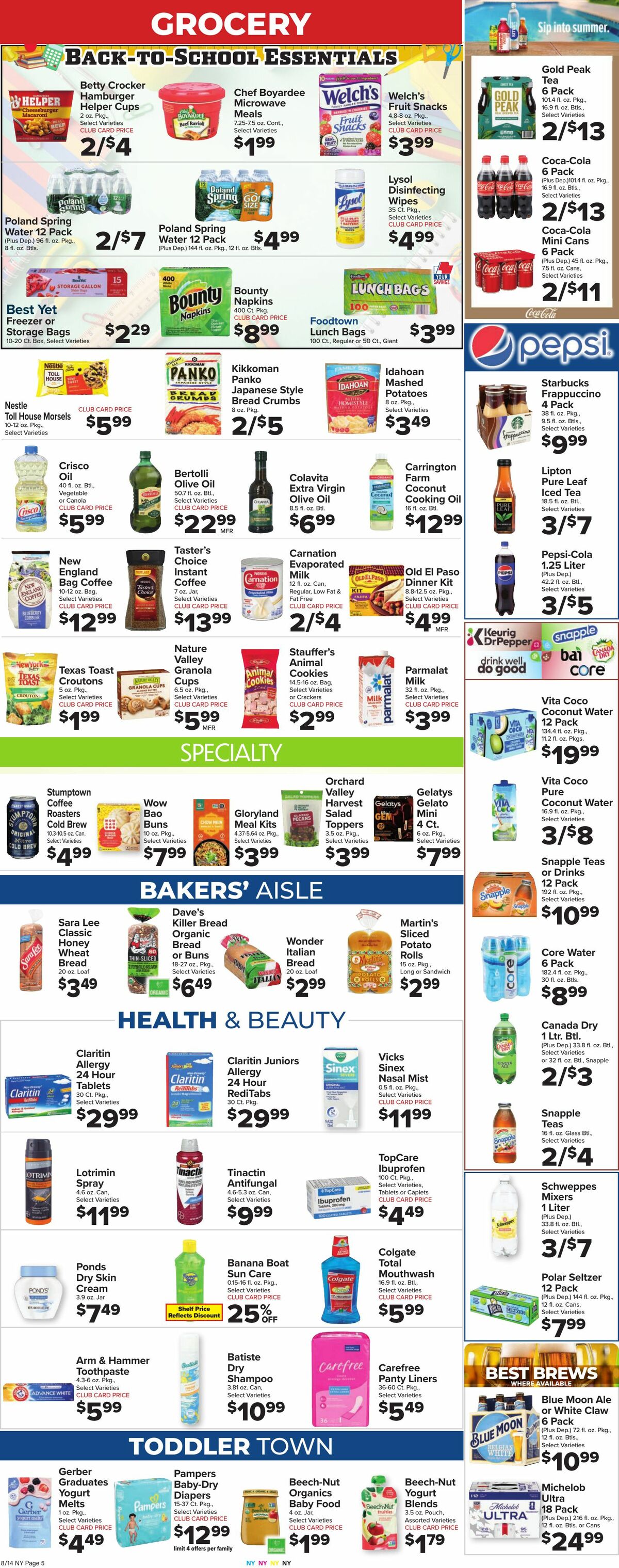 Food Town Weekly Ad from August 14