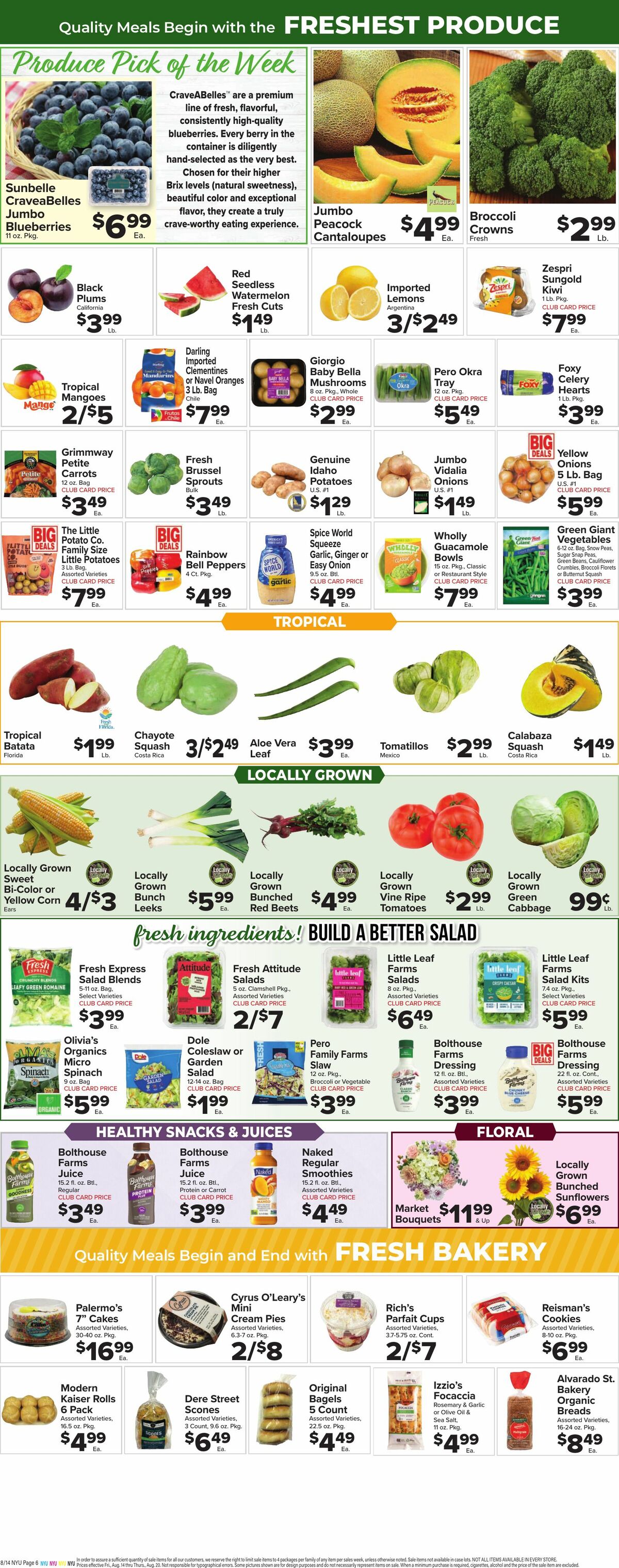 Food Town Weekly Ad from August 14