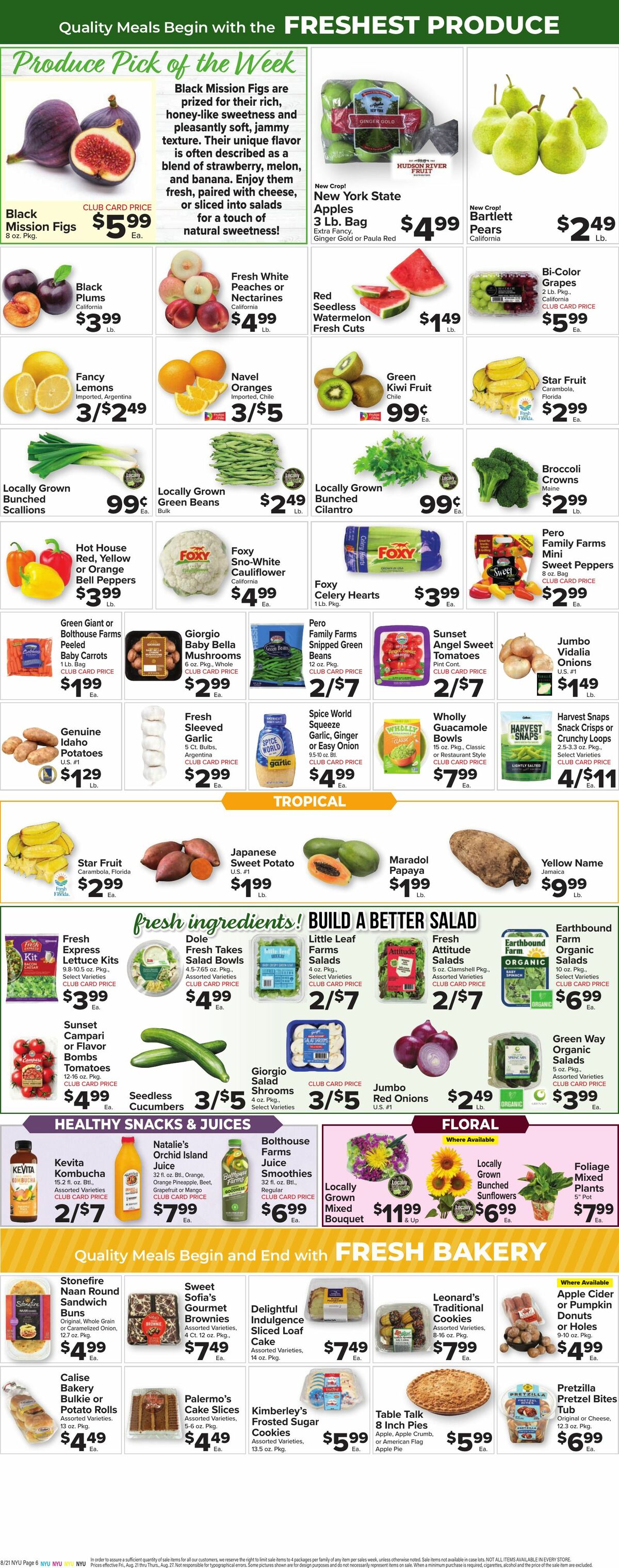 Food Town Weekly Ad from August 21