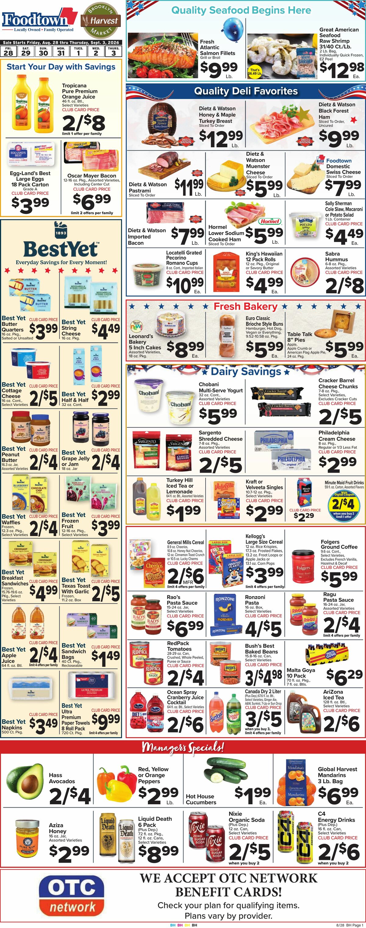 Food Town Weekly Ad from August 28