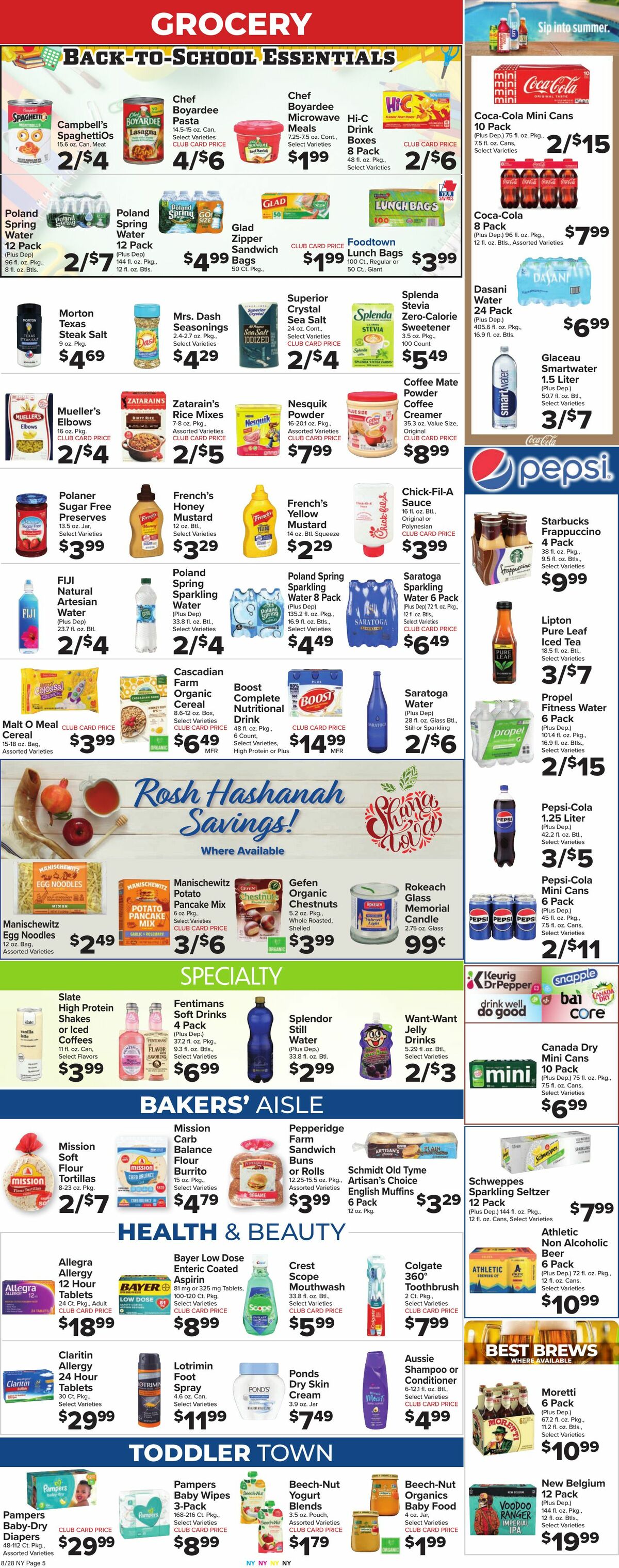 Food Town Weekly Ad from August 28