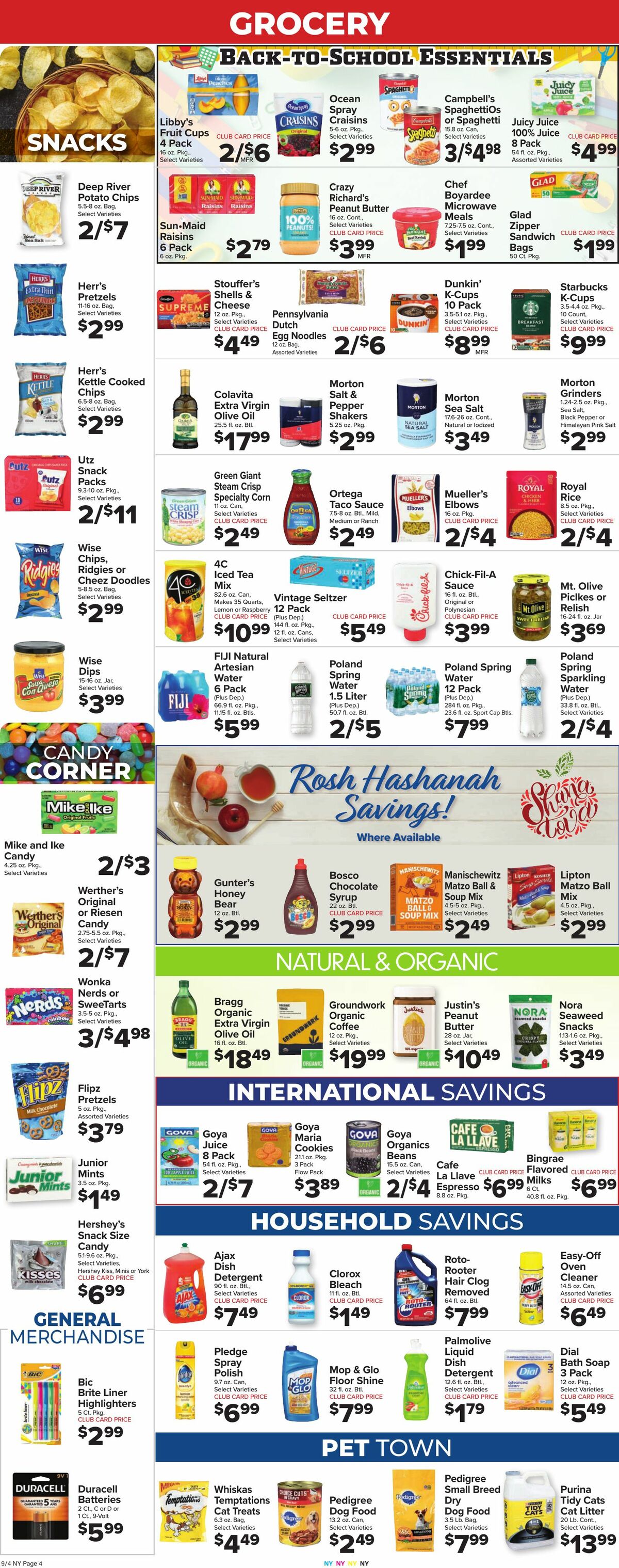 Food Town Weekly Ad from September 4