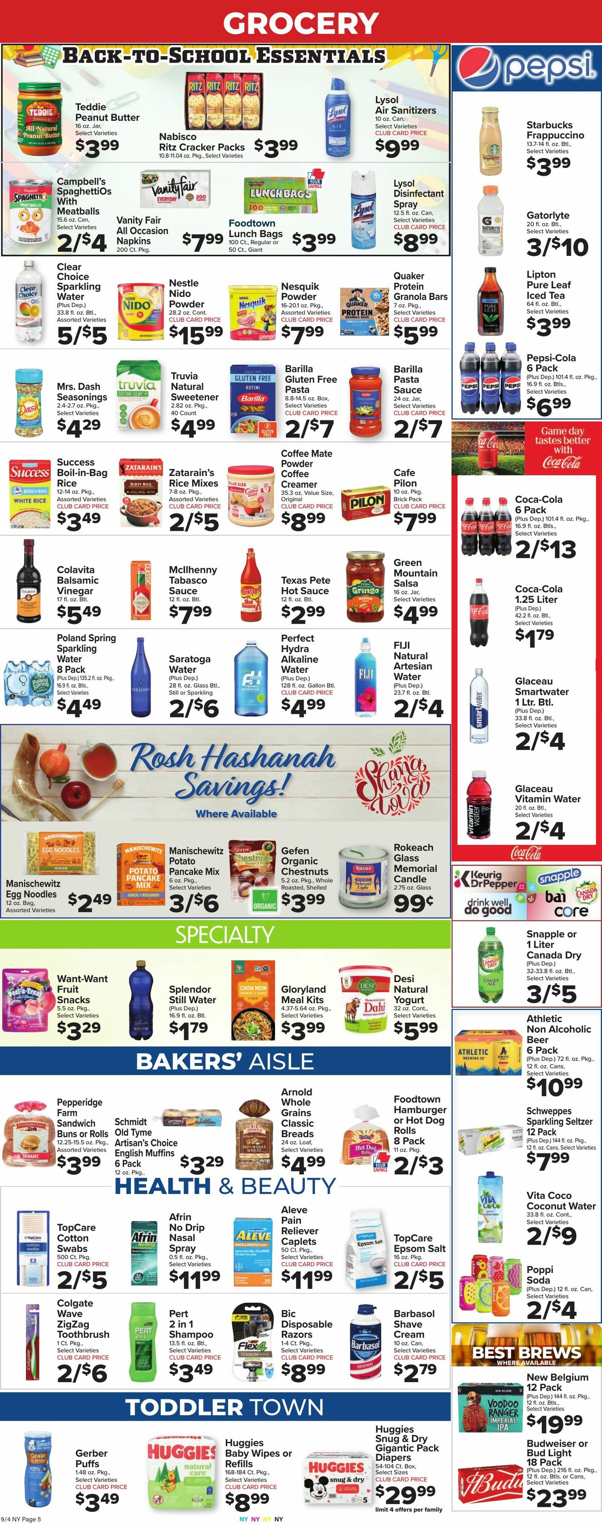 Food Town Weekly Ad from September 4