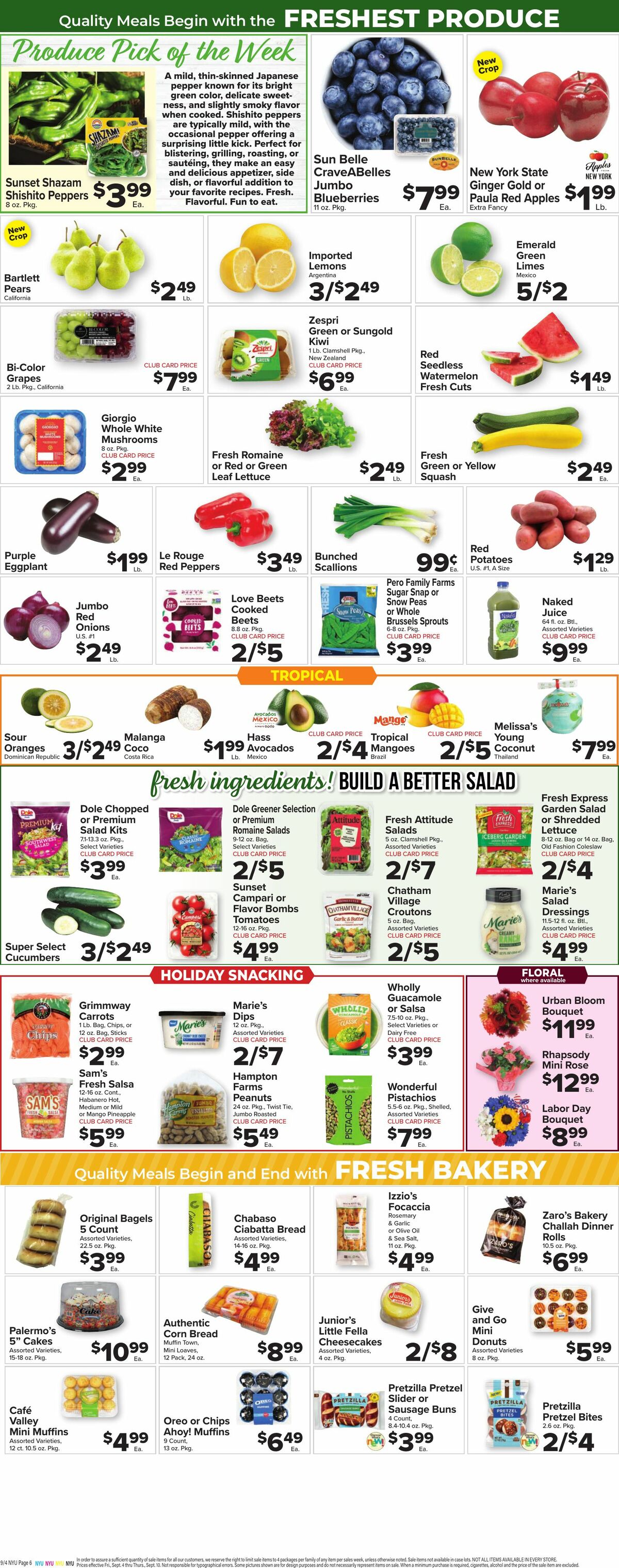 Food Town Weekly Ad from September 4