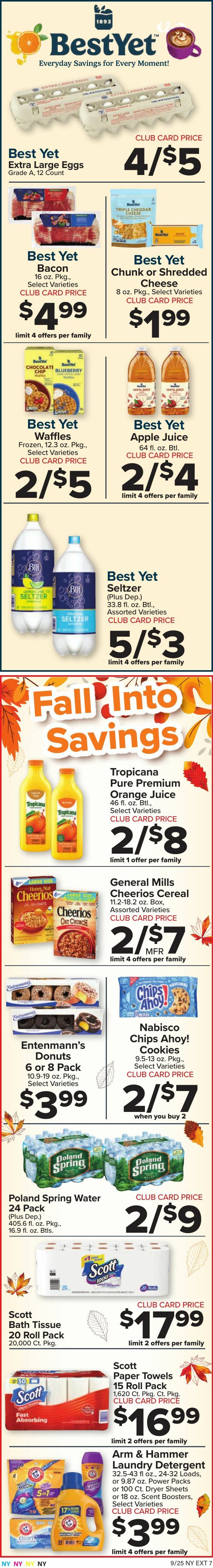 Food Town Weekly Ad from September 25
