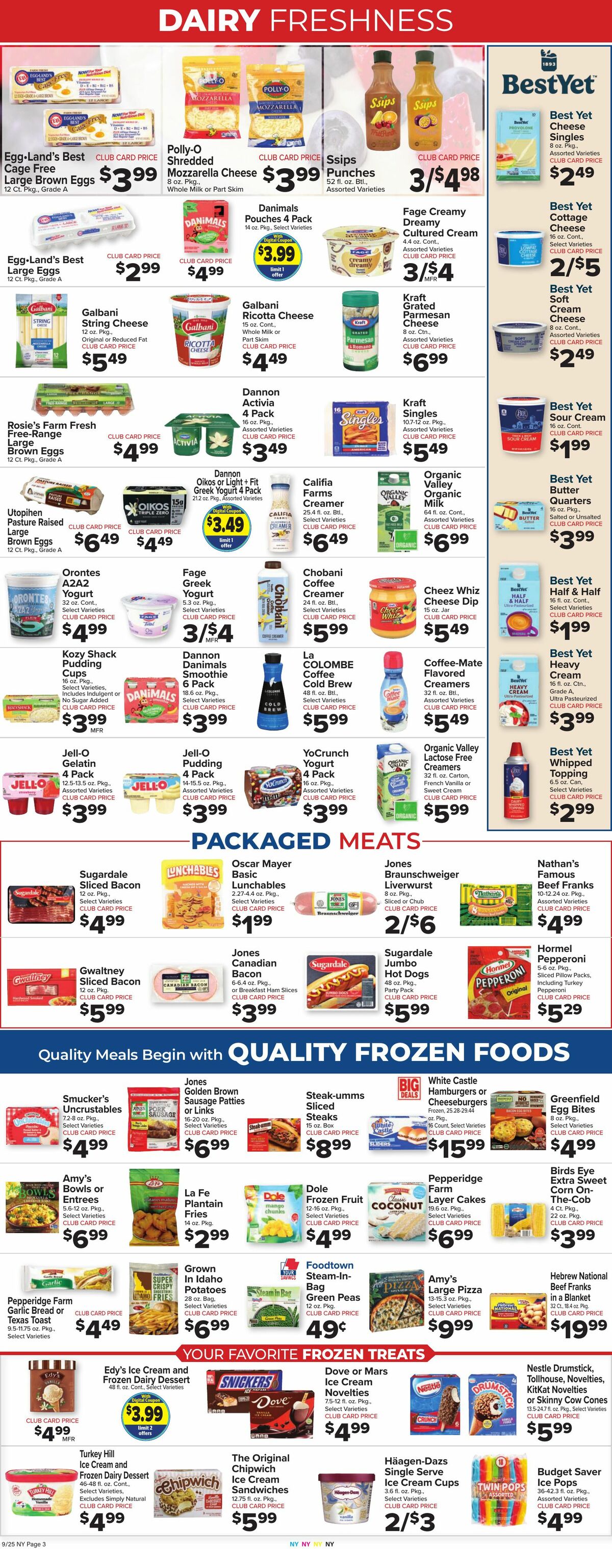 Food Town Weekly Ad from September 25