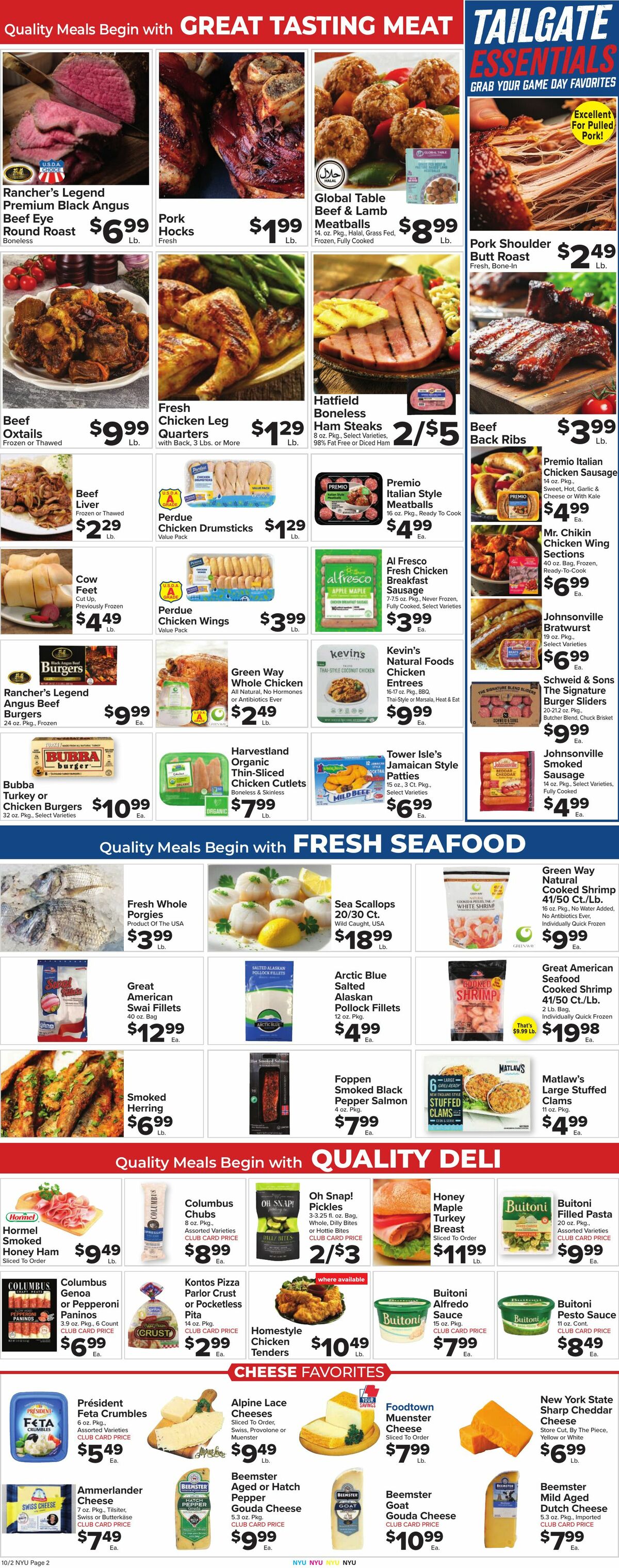Food Town Weekly Ad from October 2