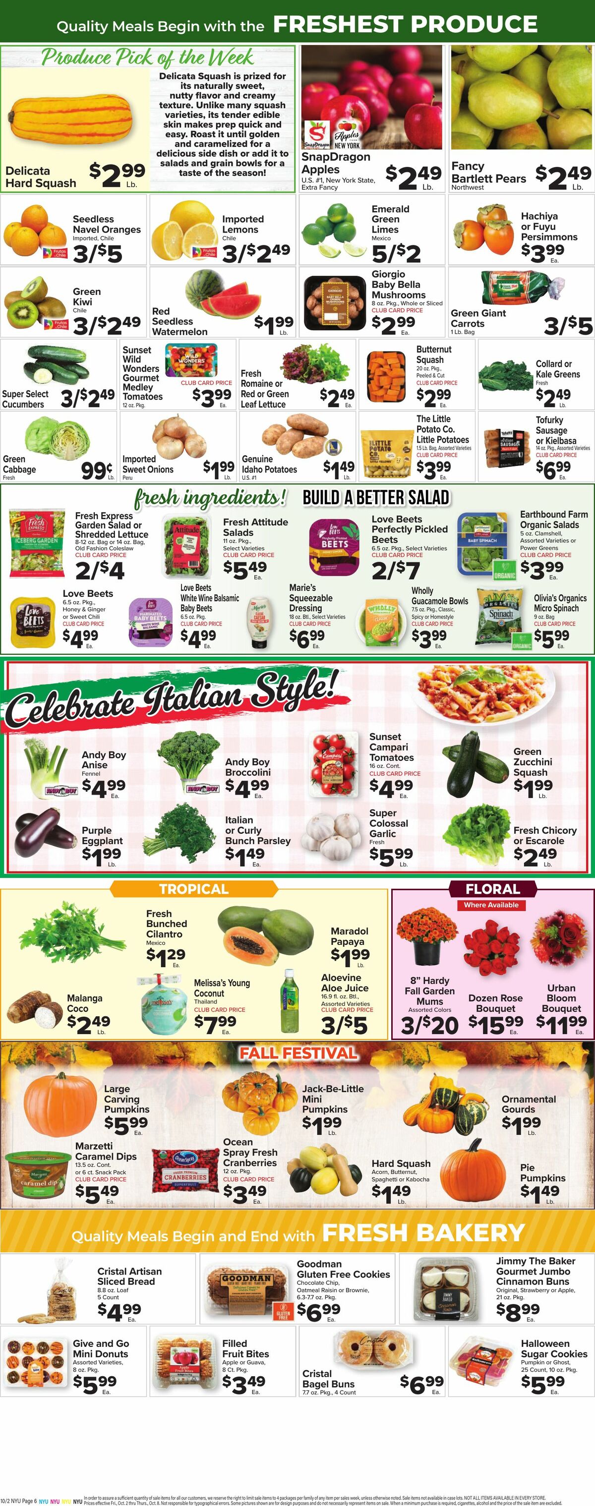 Food Town Weekly Ad from October 2