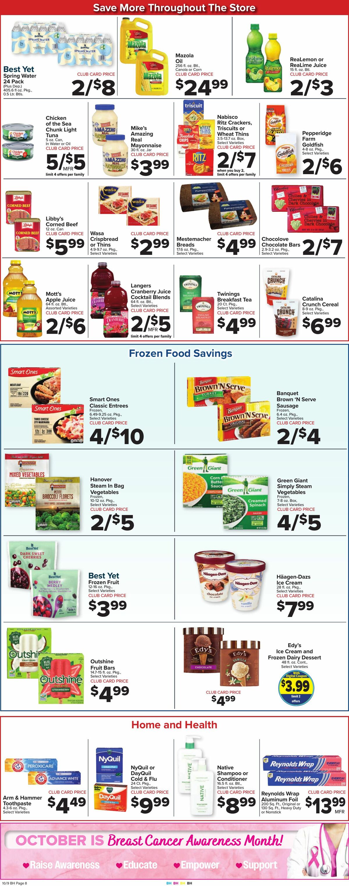 Food Town Weekly Ad from October 9