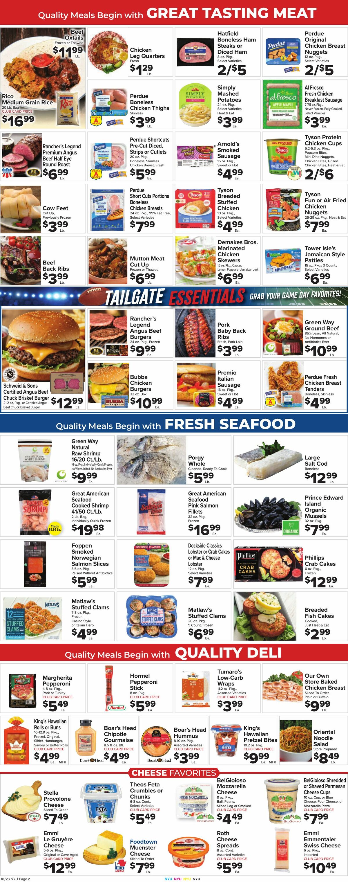 Food Town Weekly Ad from October 23