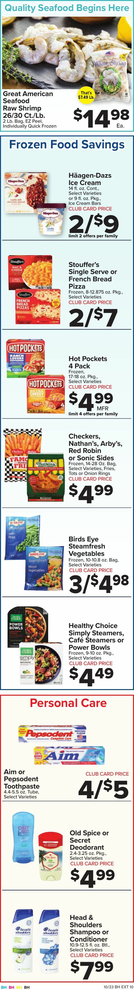 Food Town Weekly Ad from October 23