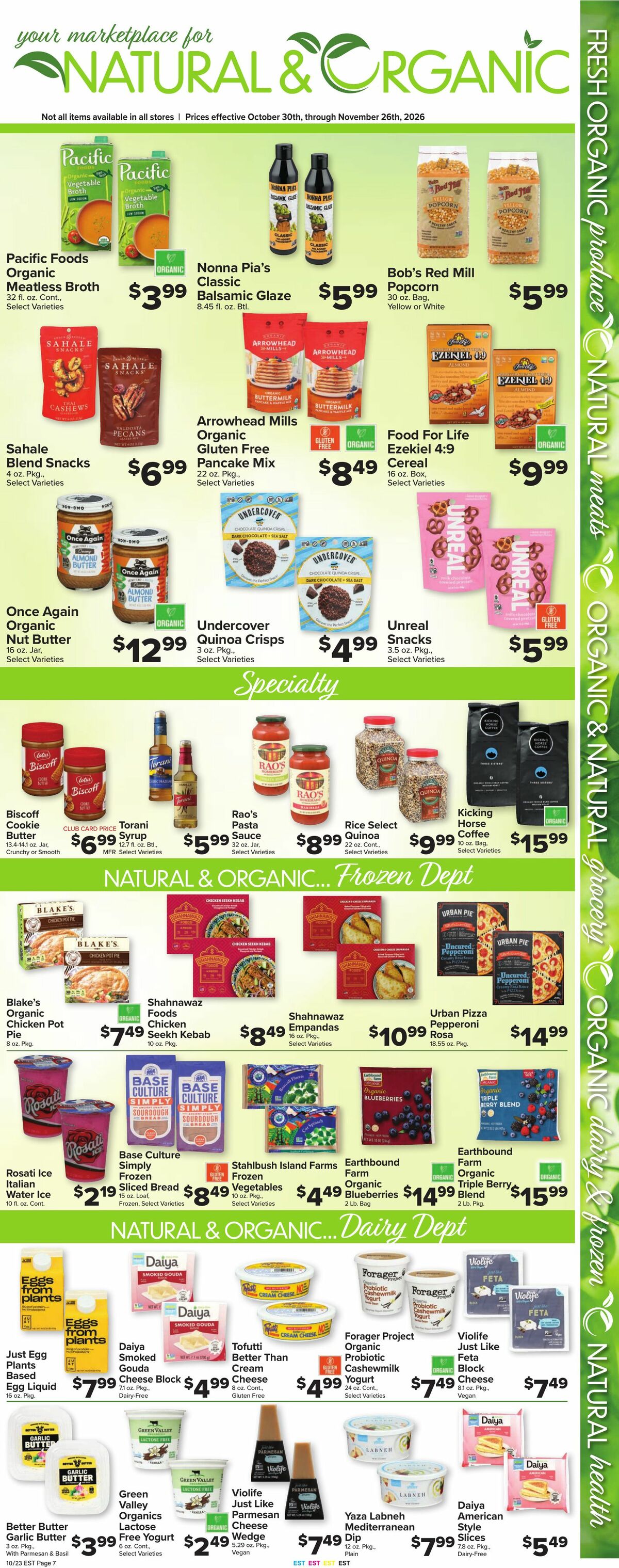 Food Town Weekly Ad from October 30