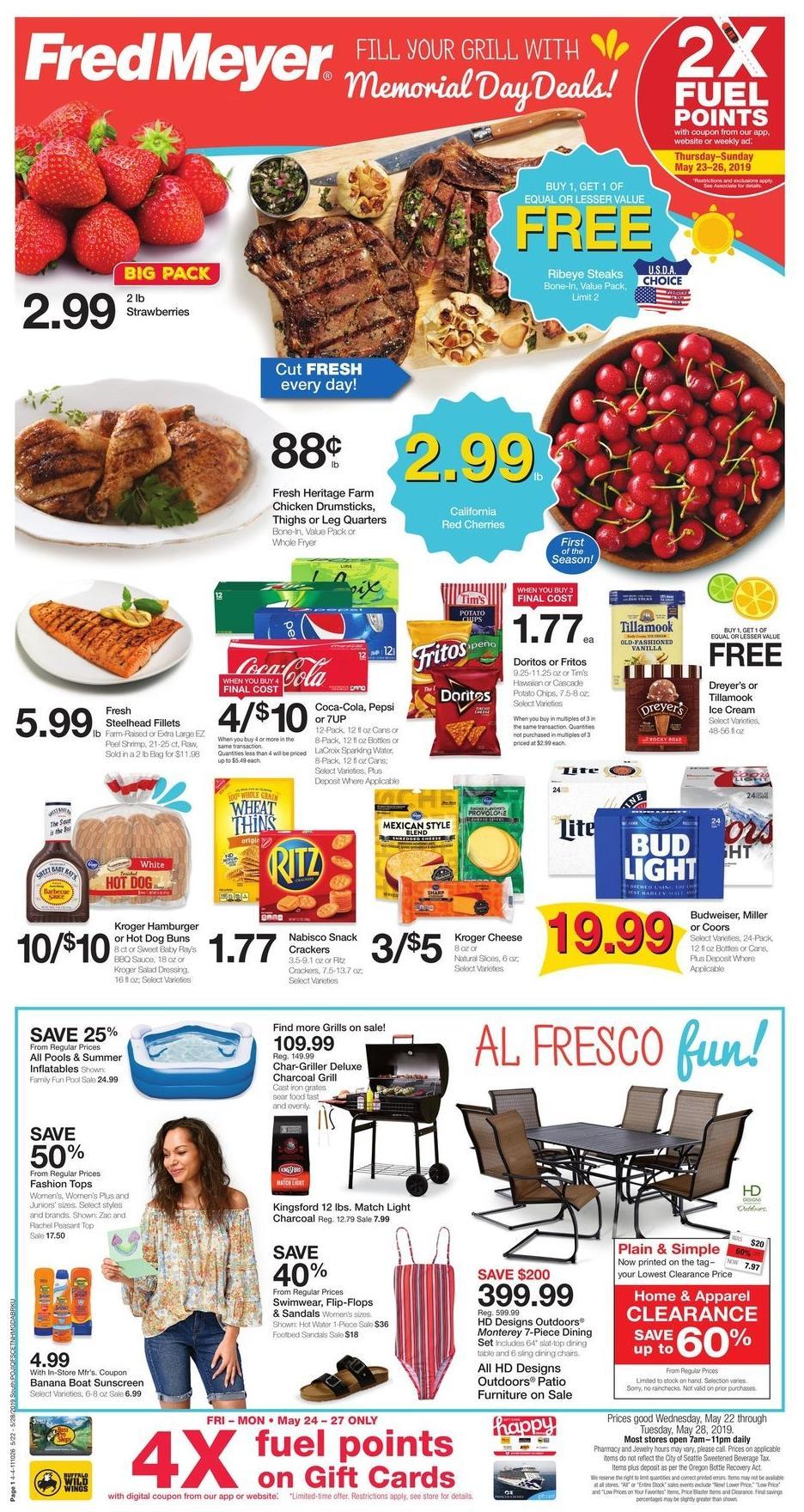Fred Meyer Weekly Ad from May 22