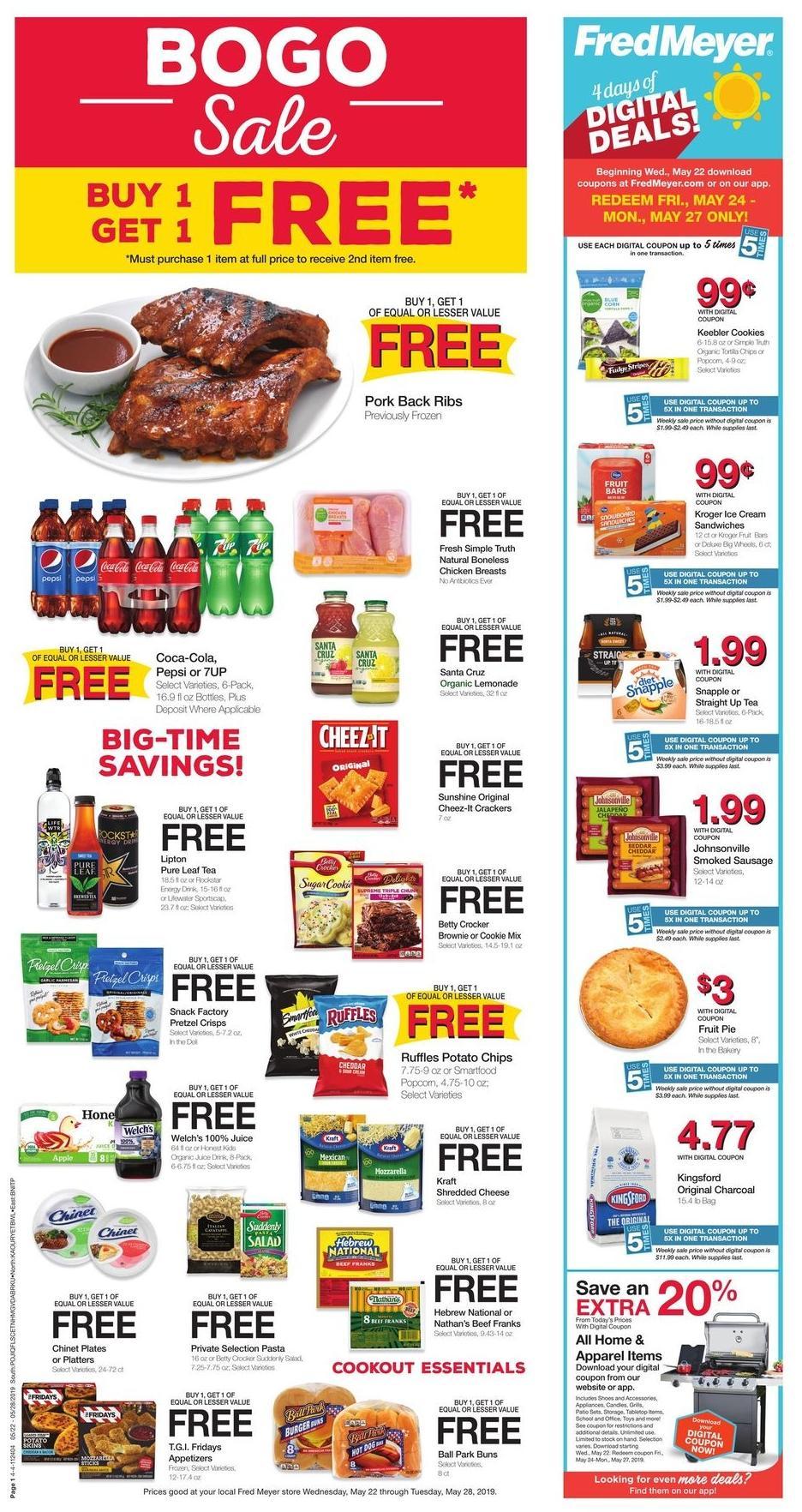 Fred Meyer Weekly Ad from May 22