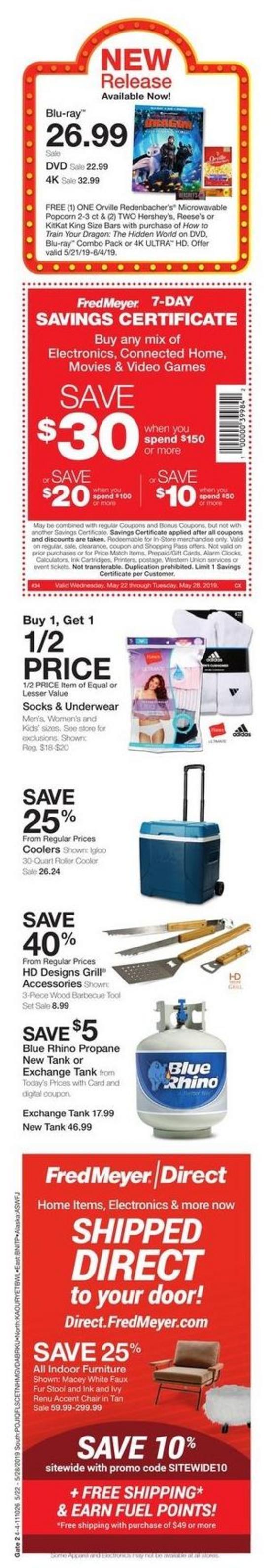 Fred Meyer Weekly Ad from May 22