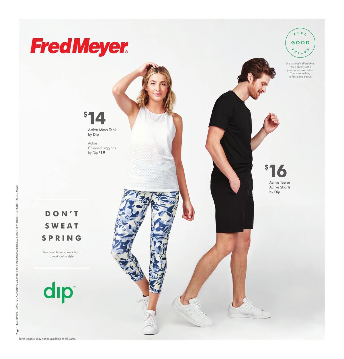 Fred Meyer Dip Apparel Weekly Ad from May 22