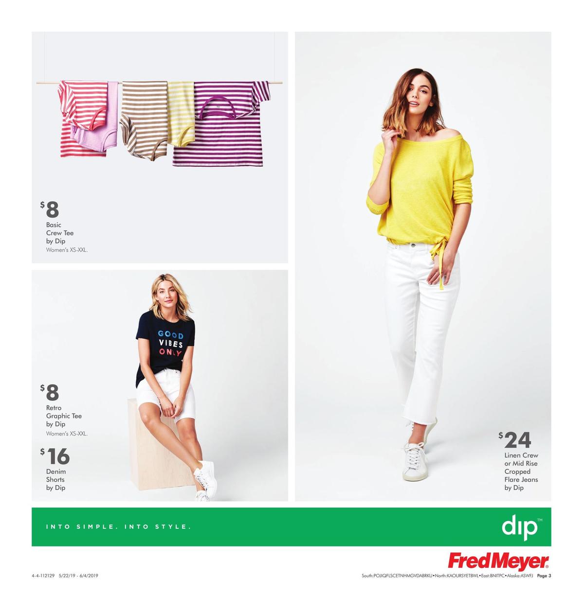 Fred Meyer Dip Apparel Weekly Ad from May 22