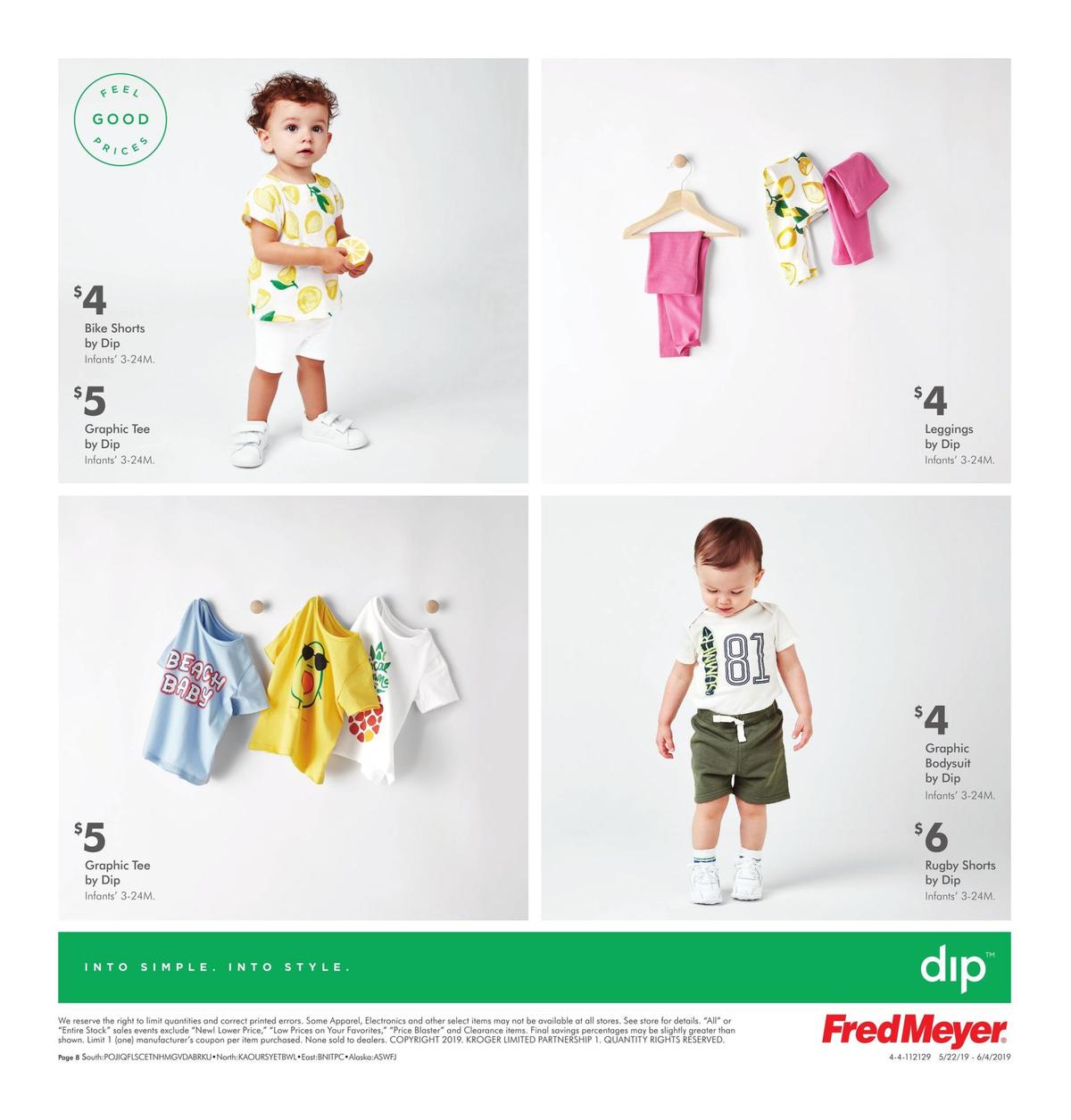 Fred Meyer Dip Apparel Weekly Ad from May 22