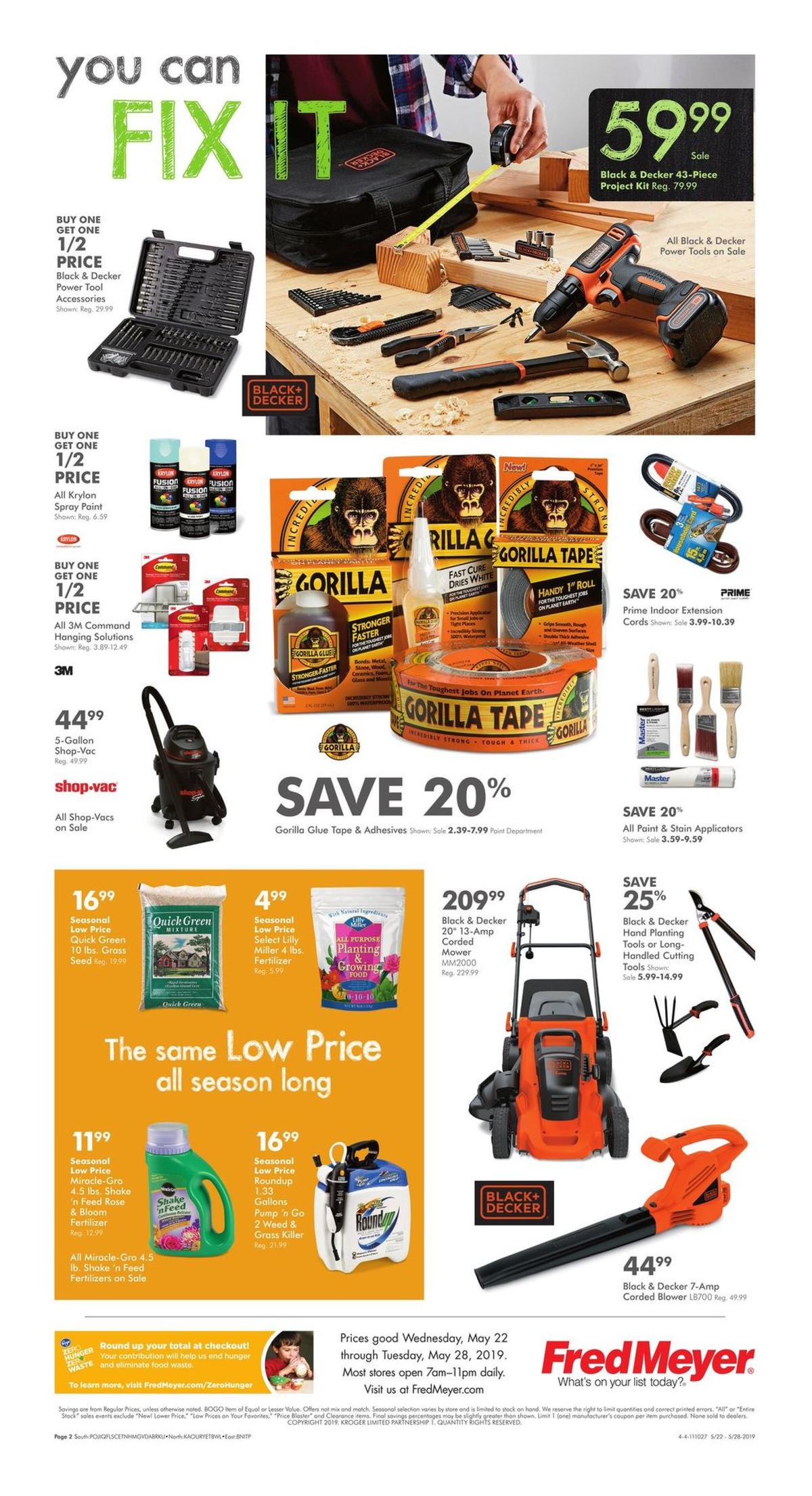 Fred Meyer Garden Center Weekly Ad from May 22