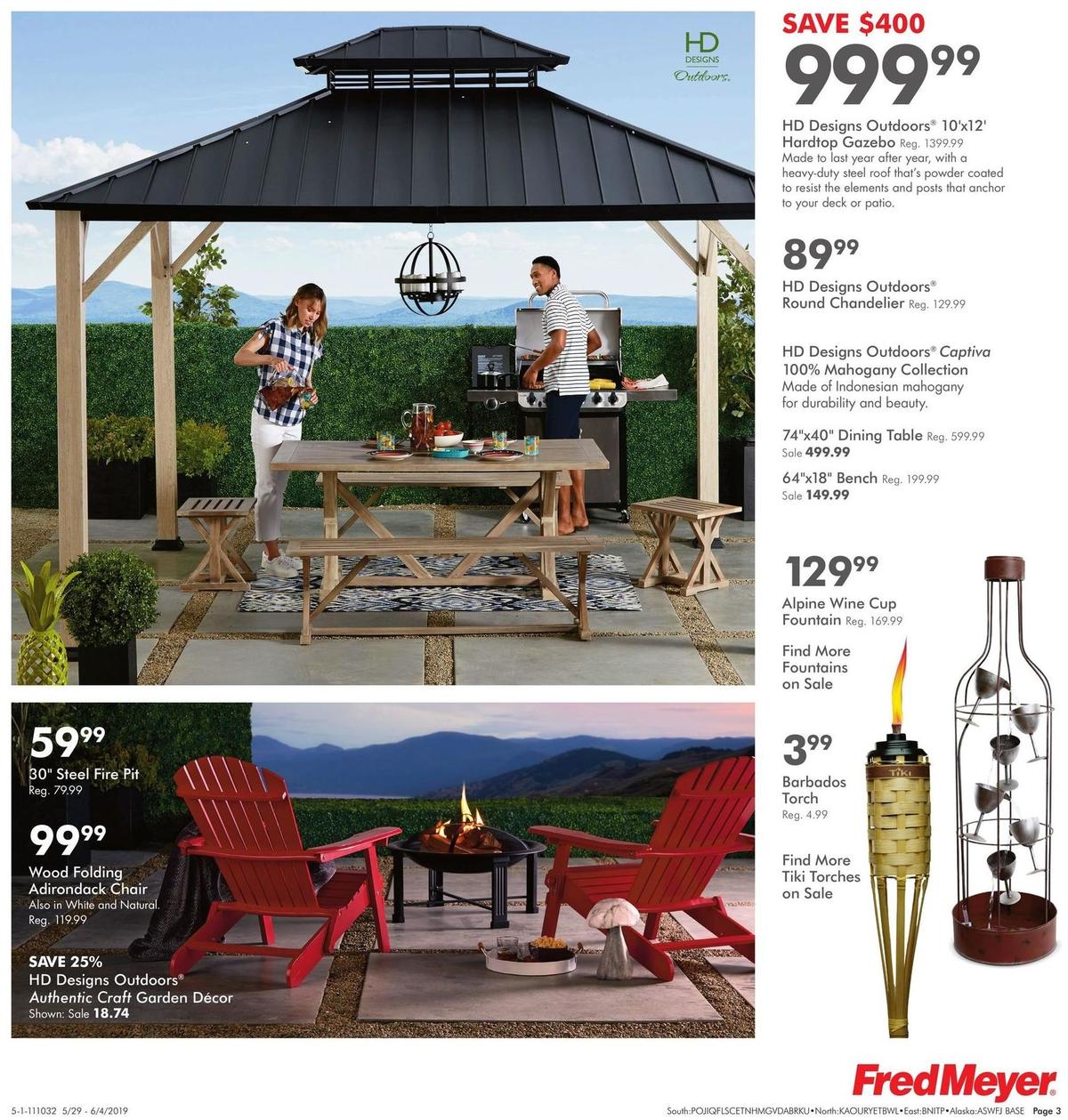 Fred Meyer General Merchandise Weekly Ad from May 29
