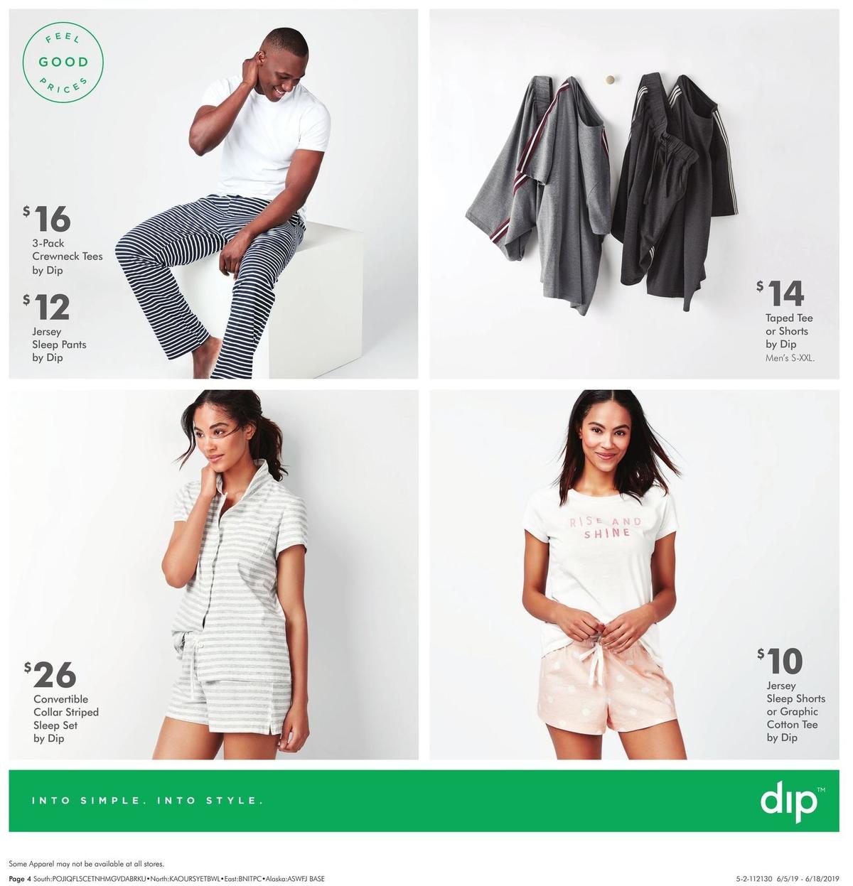 Fred Meyer Dip Apparel Weekly Ad from June 5